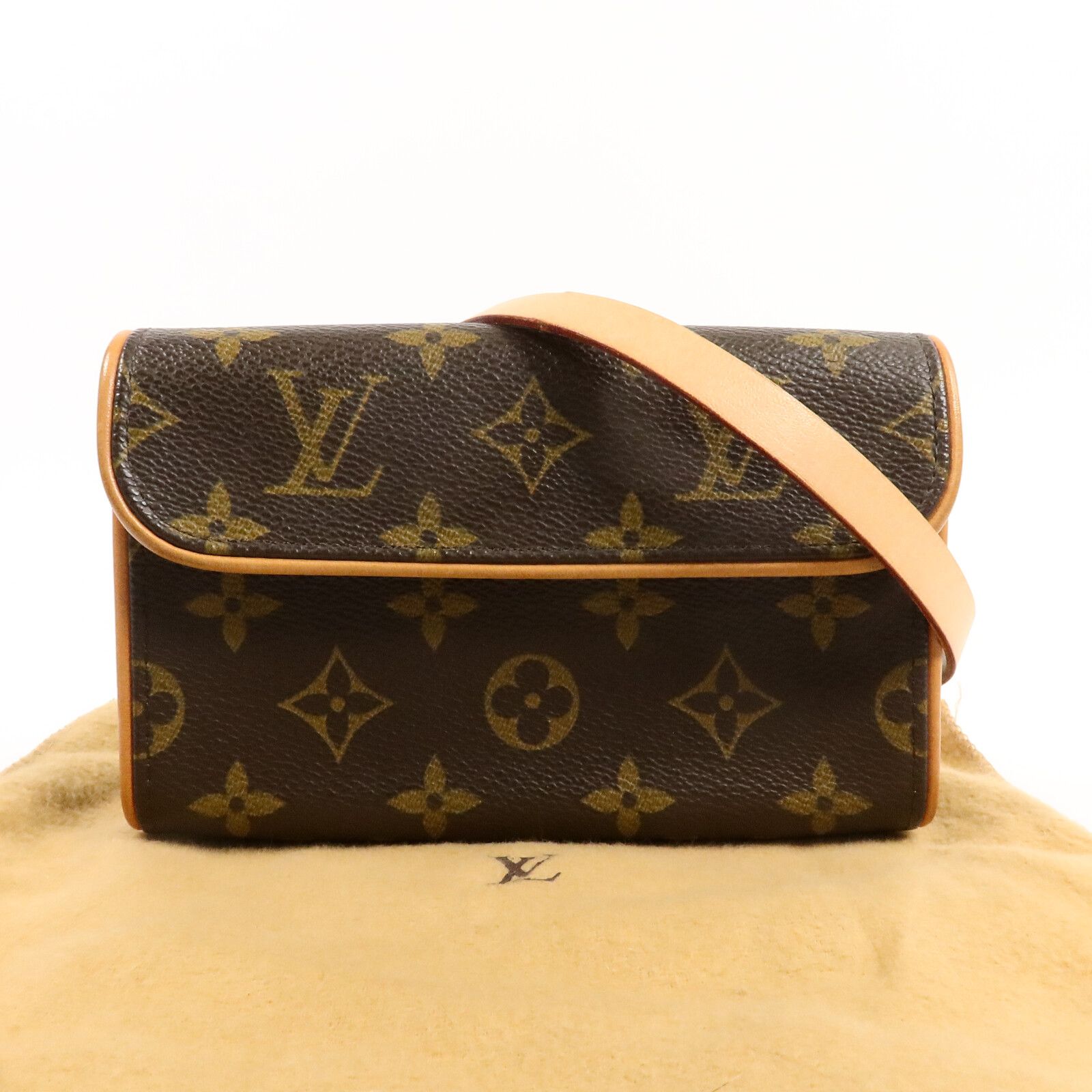 Monogram Pochette Florentine Brown Waist Bag Body Bag M 51855 — view 9