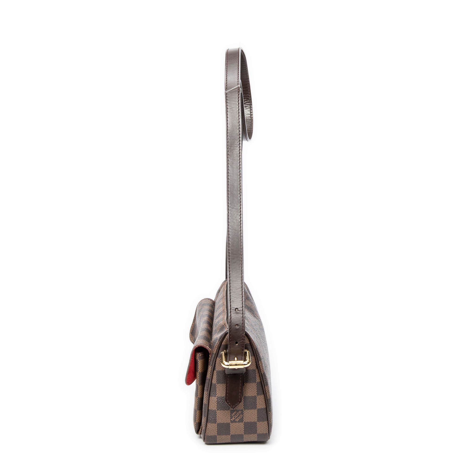 Ravello Long Strap GM Brown Damier Ebene Golden Brass — view 3