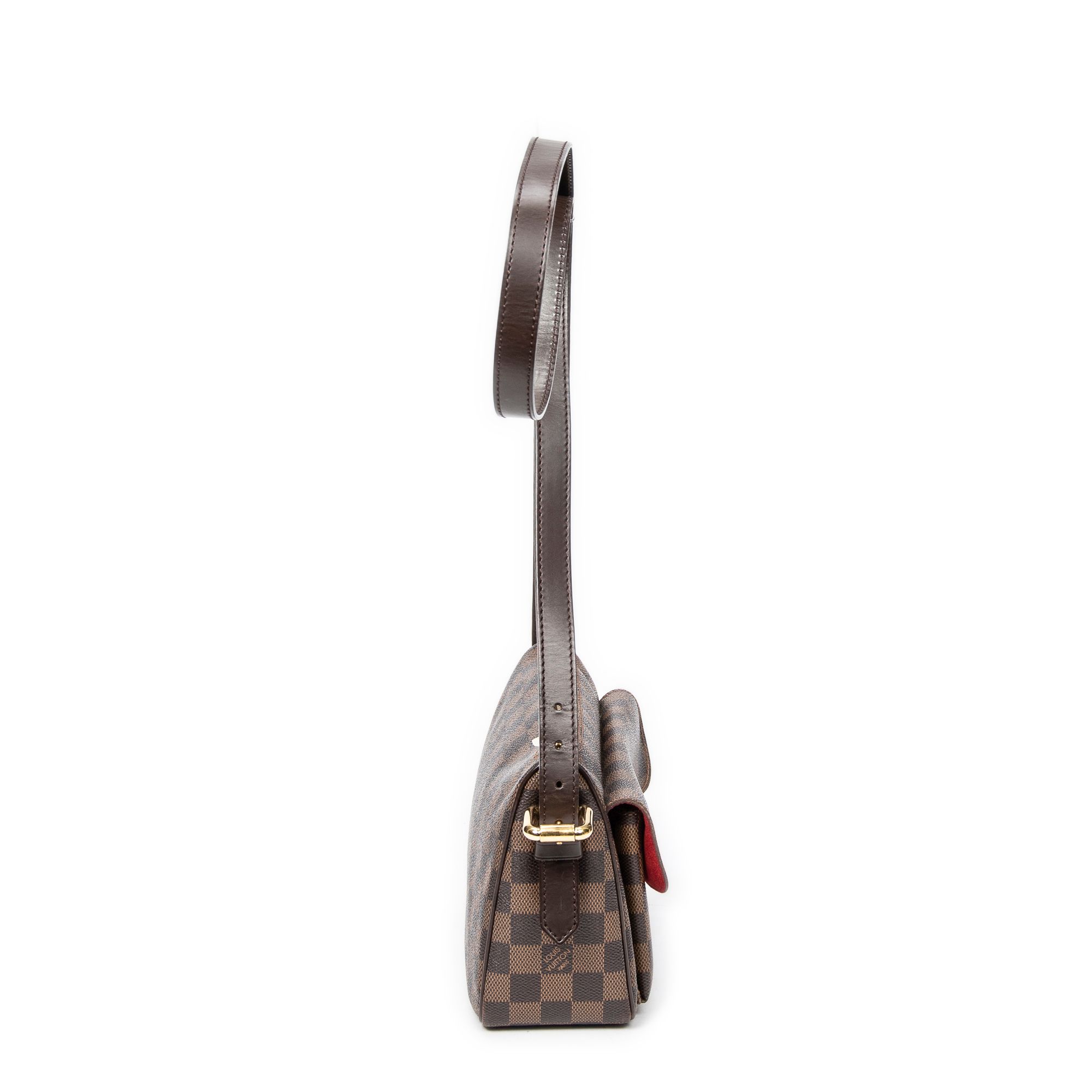 Ravello Long Strap GM Brown Damier Ebene Golden Brass — view 4