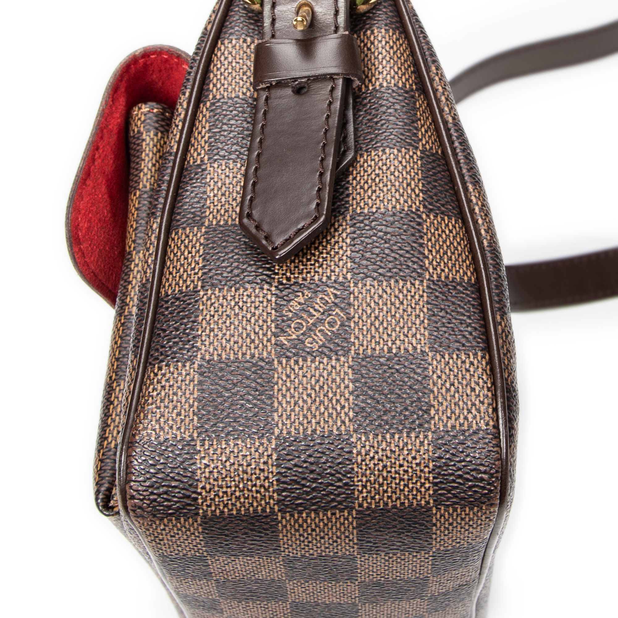 Ravello Long Strap GM Brown Damier Ebene Golden Brass — view 8