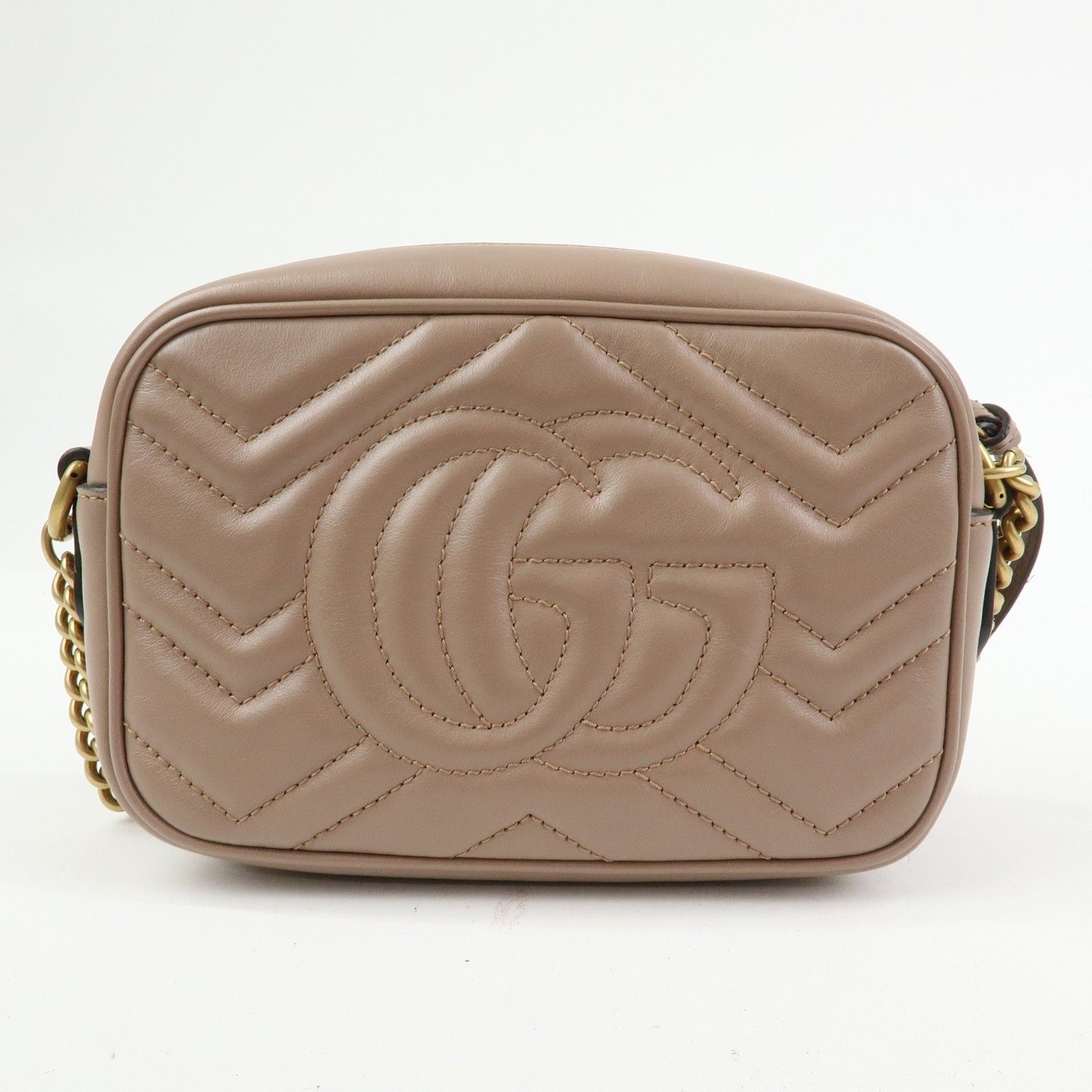 Mini Leather GG Marmont Camera — view 2