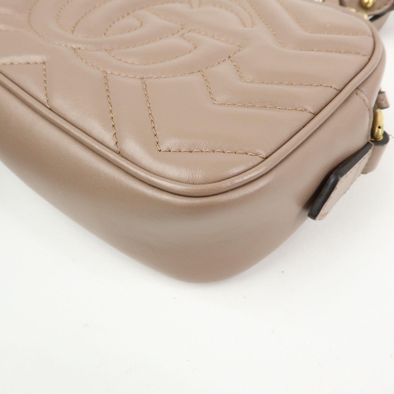 Mini Leather GG Marmont Camera — view 11