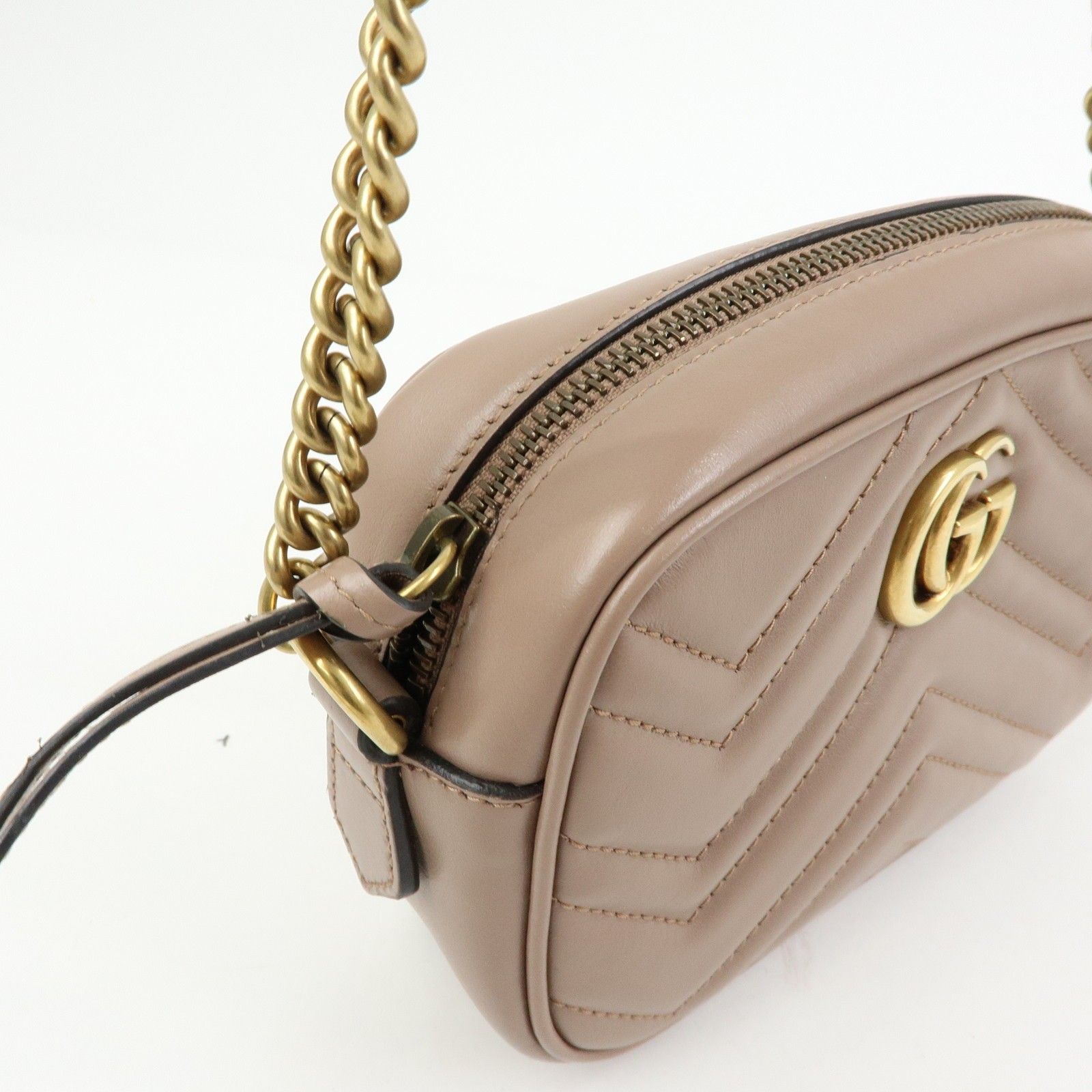 Mini Leather GG Marmont Camera — view 13