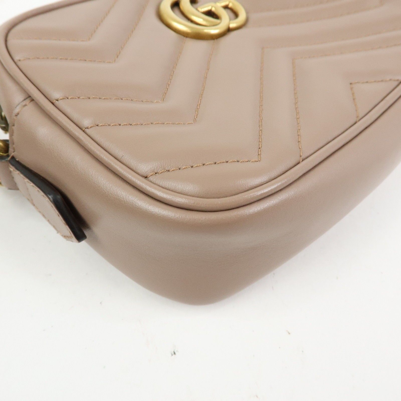 Mini Leather GG Marmont Camera — view 8