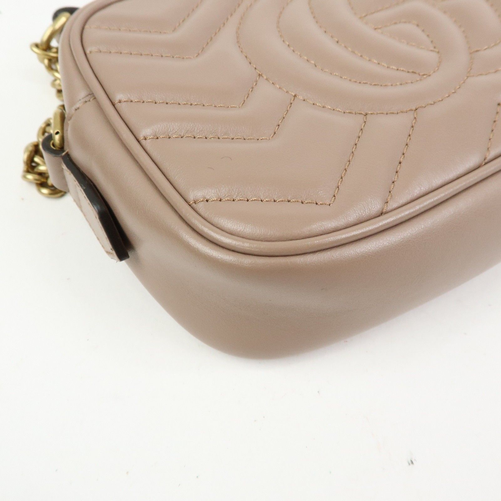 Mini Leather GG Marmont Camera — view 10