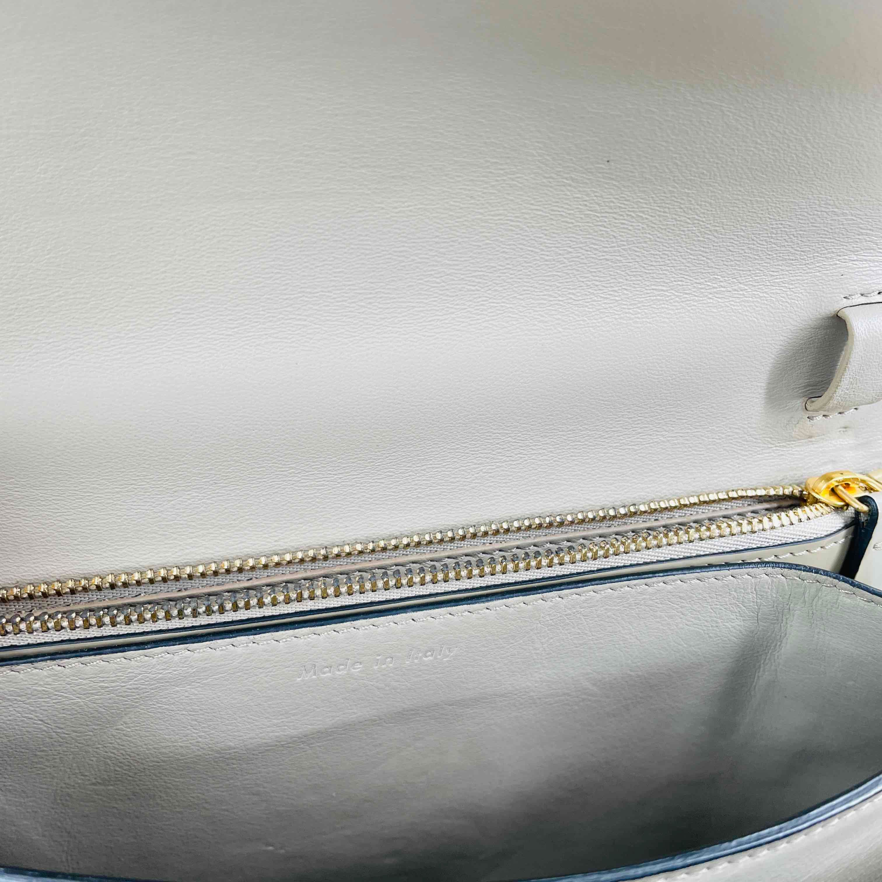 Medium Patent Leather Box Bag — view 18