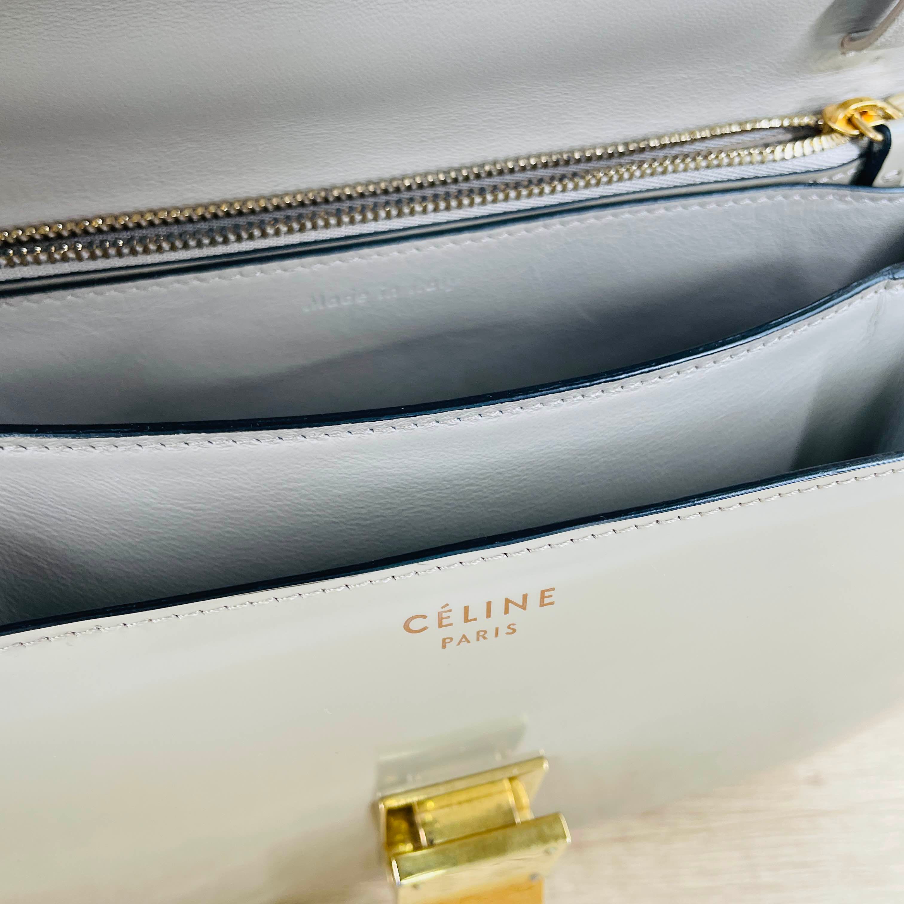 Medium Patent Leather Box Bag — view 27