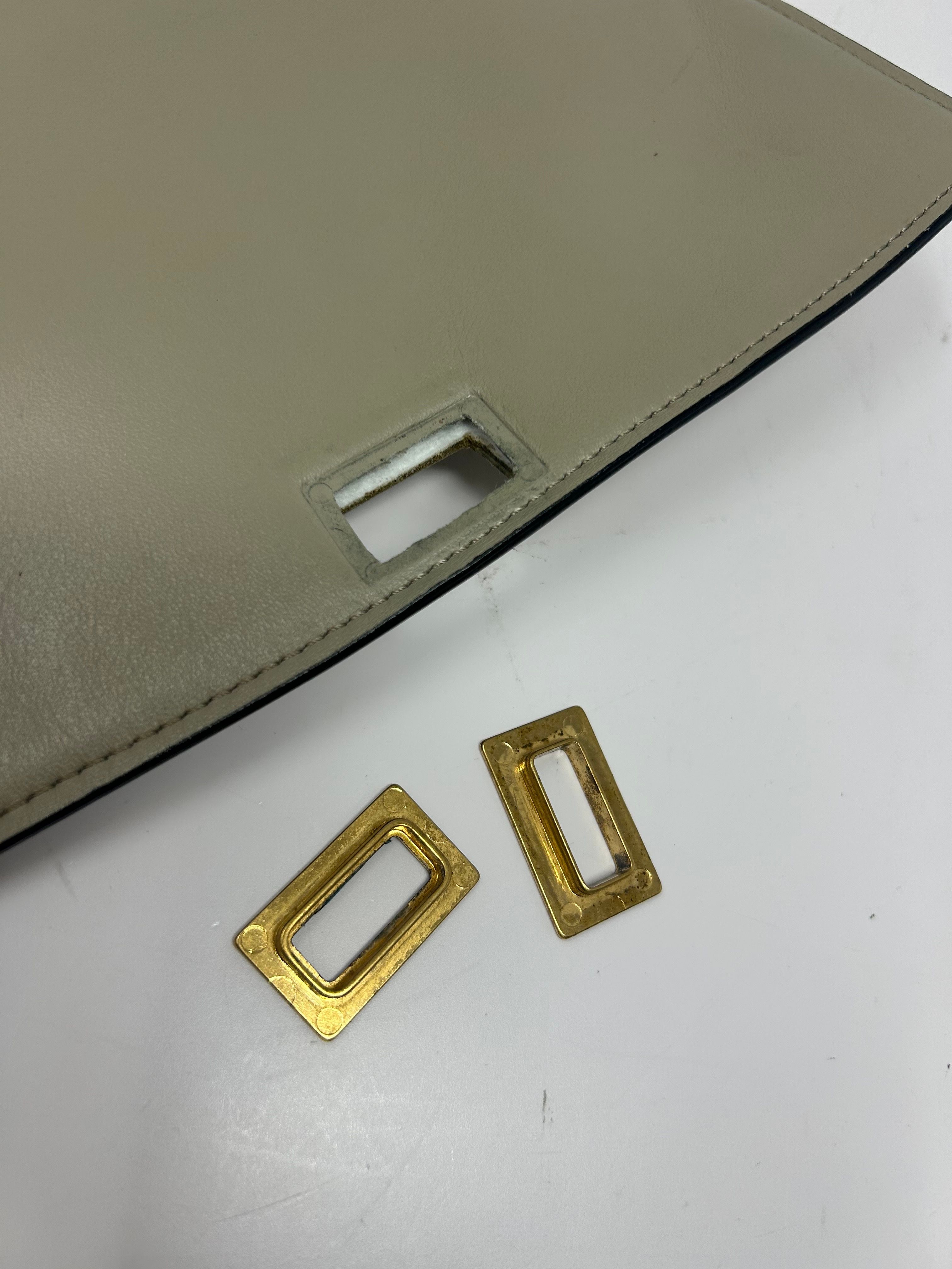 Medium Patent Leather Box Bag — view 5
