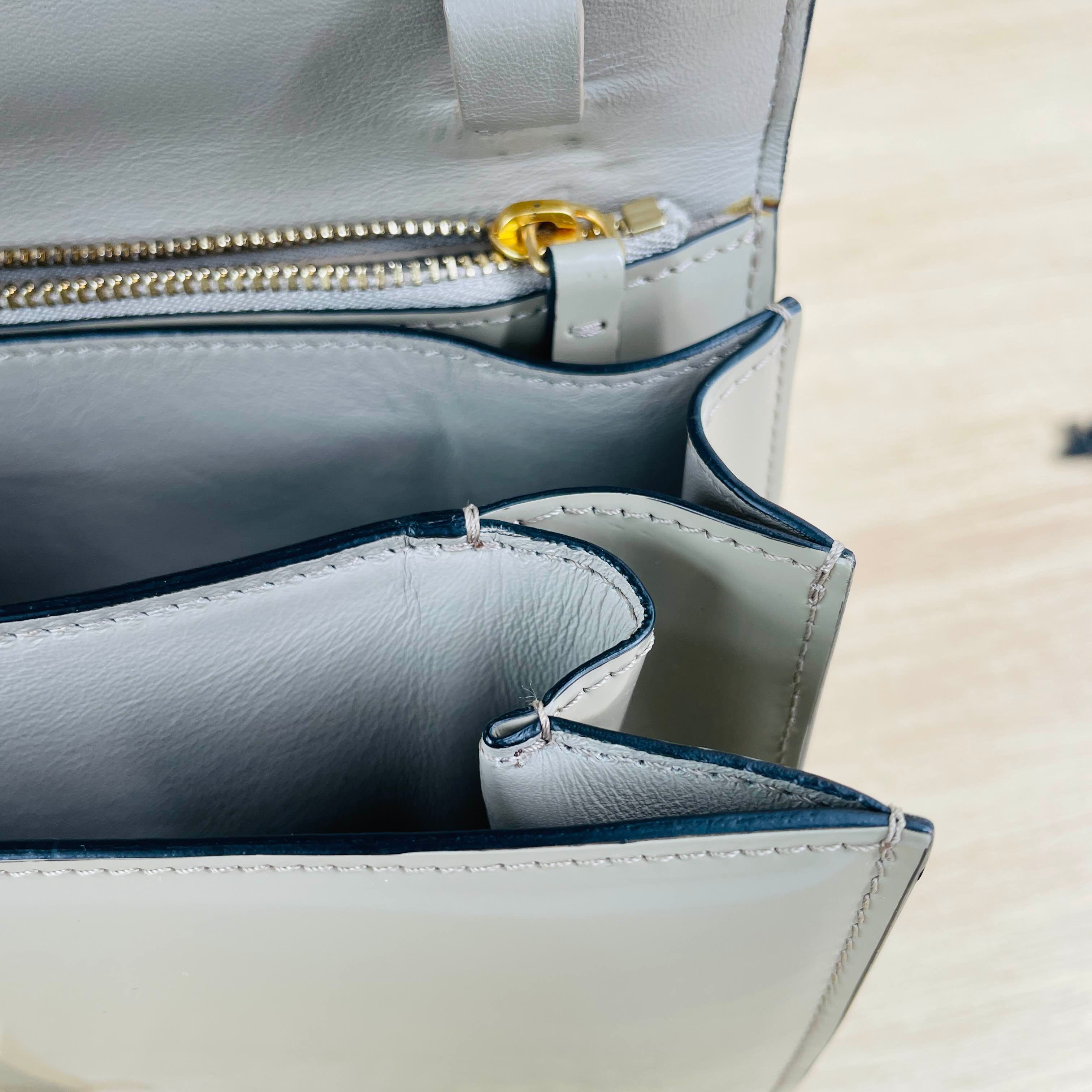 Medium Patent Leather Box Bag — view 6