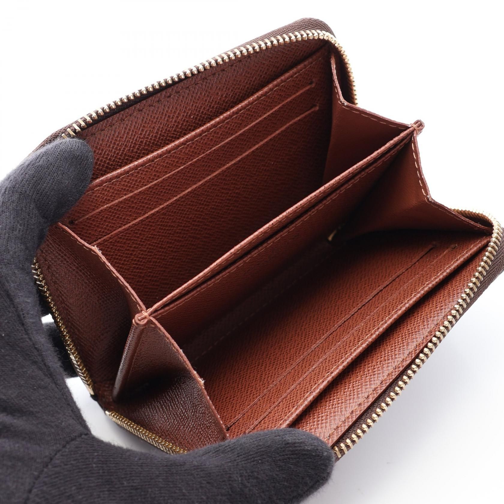 Zippy Coin Purse, Monogram — view 3