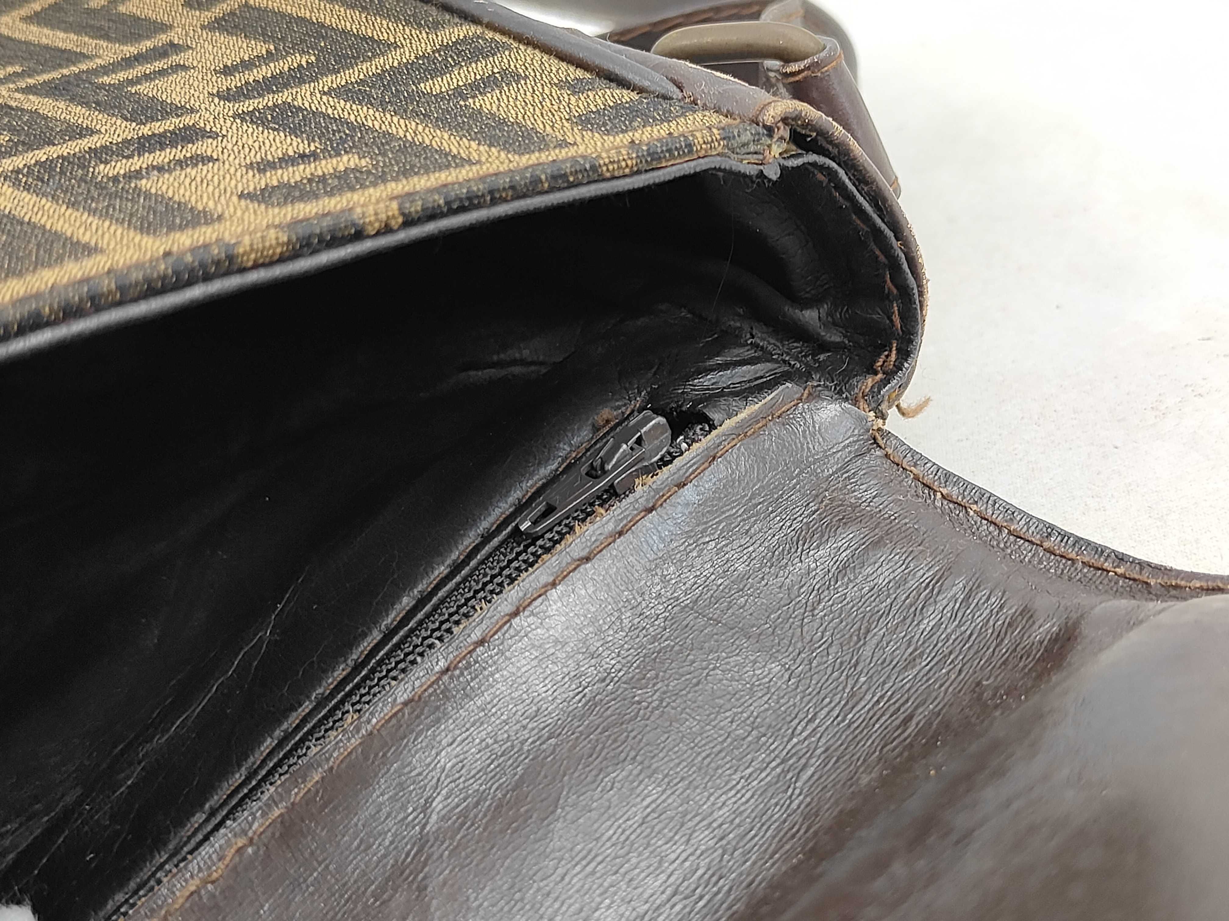 Zucca Print Vintage Shoulder Bag — view 11