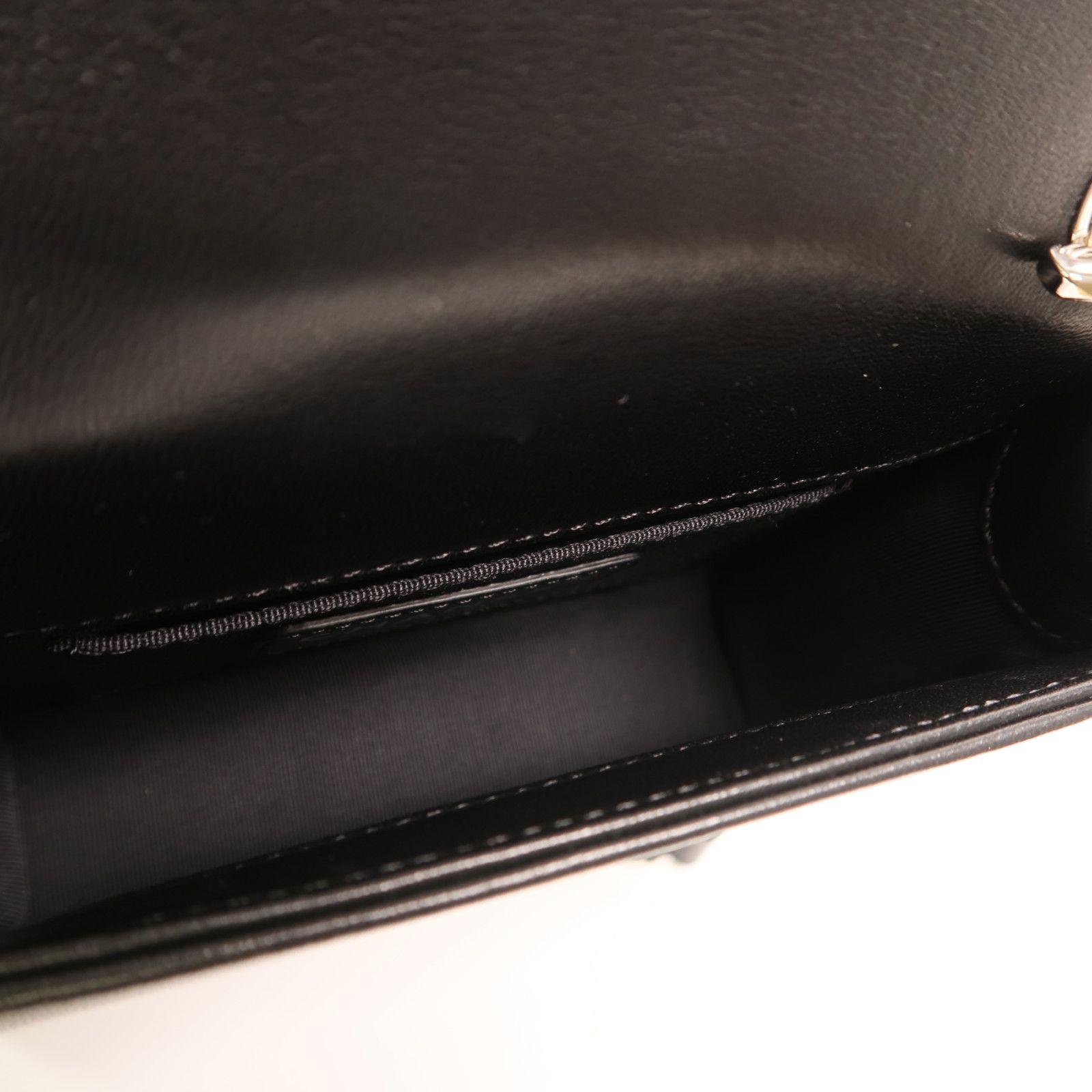 Boy Brick Patent and Plexiglass Flap Bag — view 5