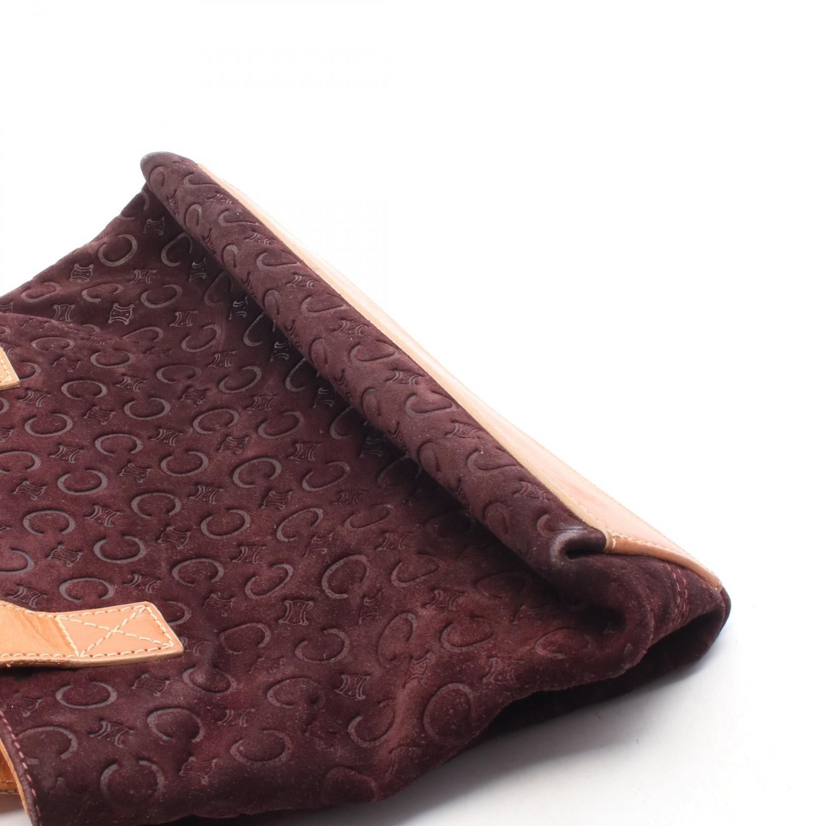 Suede Macadam Print Handbag w/Leather Trim — view 10