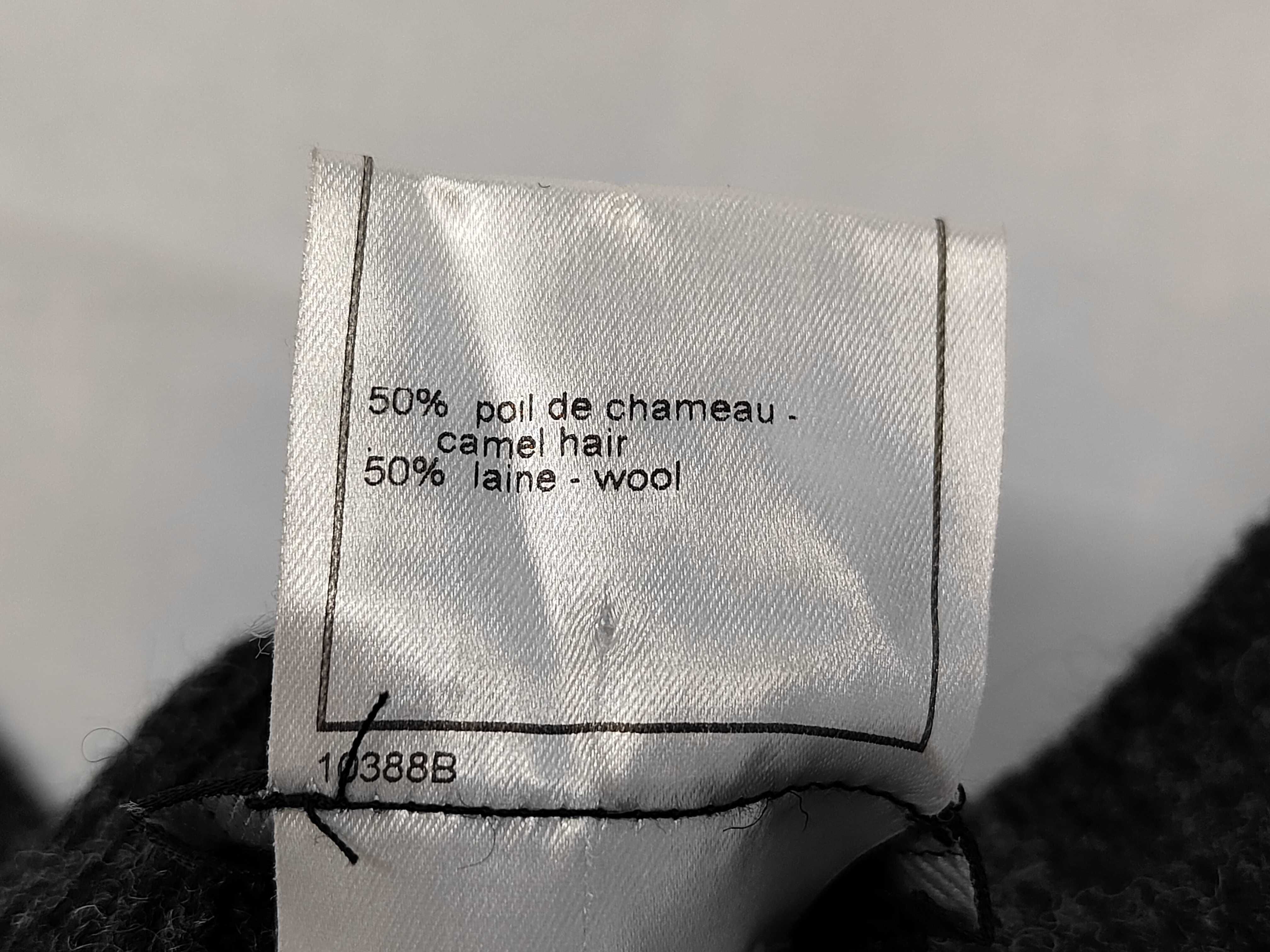 Chanel 00a Knit Skirt Fringe P15885 Dark Gray 40 — view 3