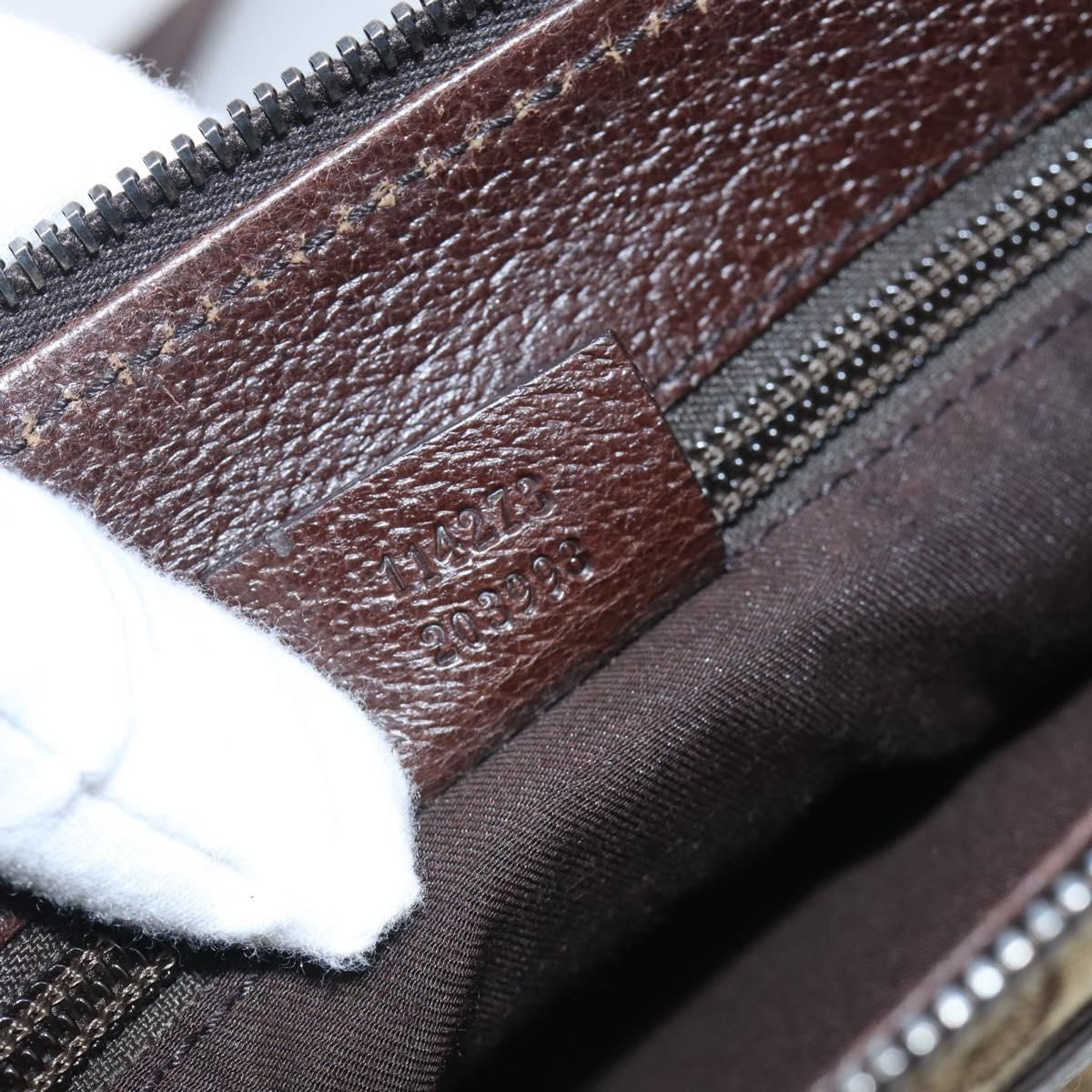 Monogram Joy Messenger Bag Dark Brown — view 12