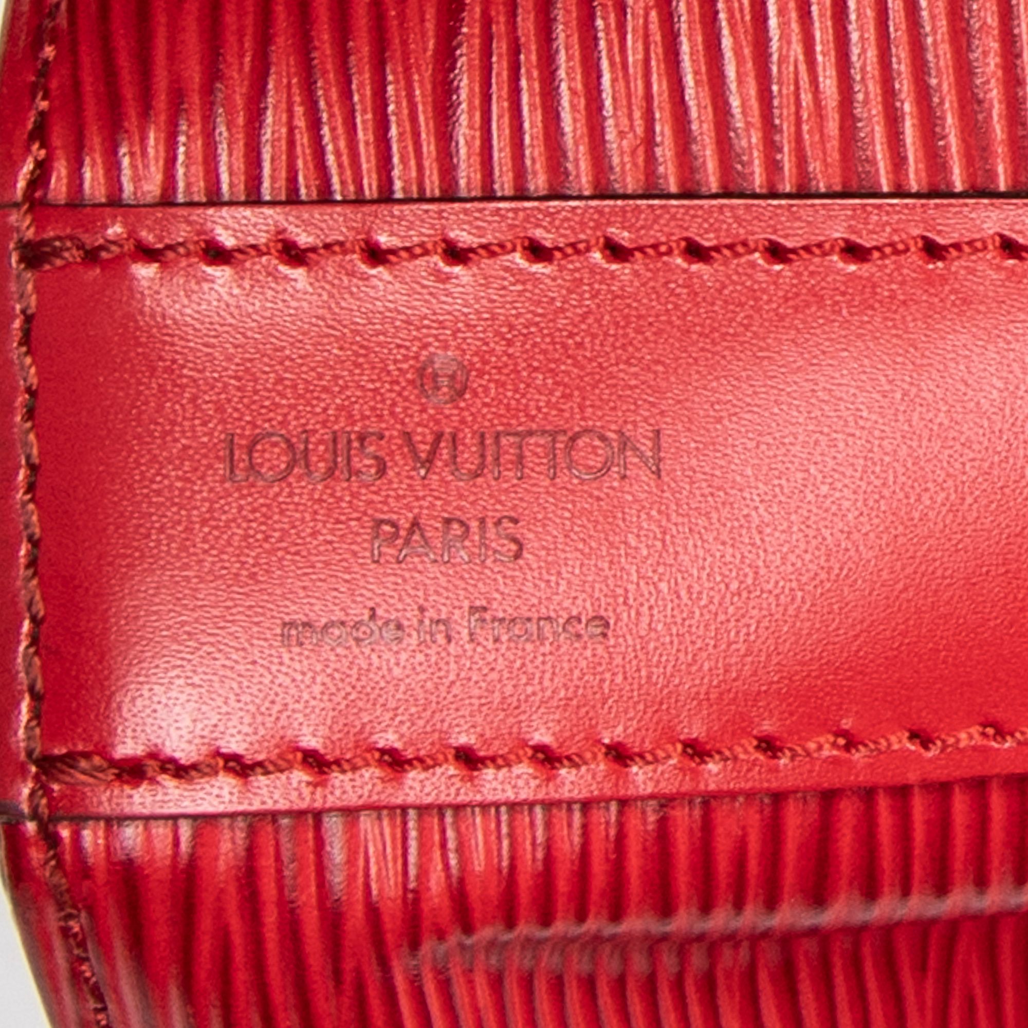 Sac D'Epaule GM Red Epi Golden Brass — view 11