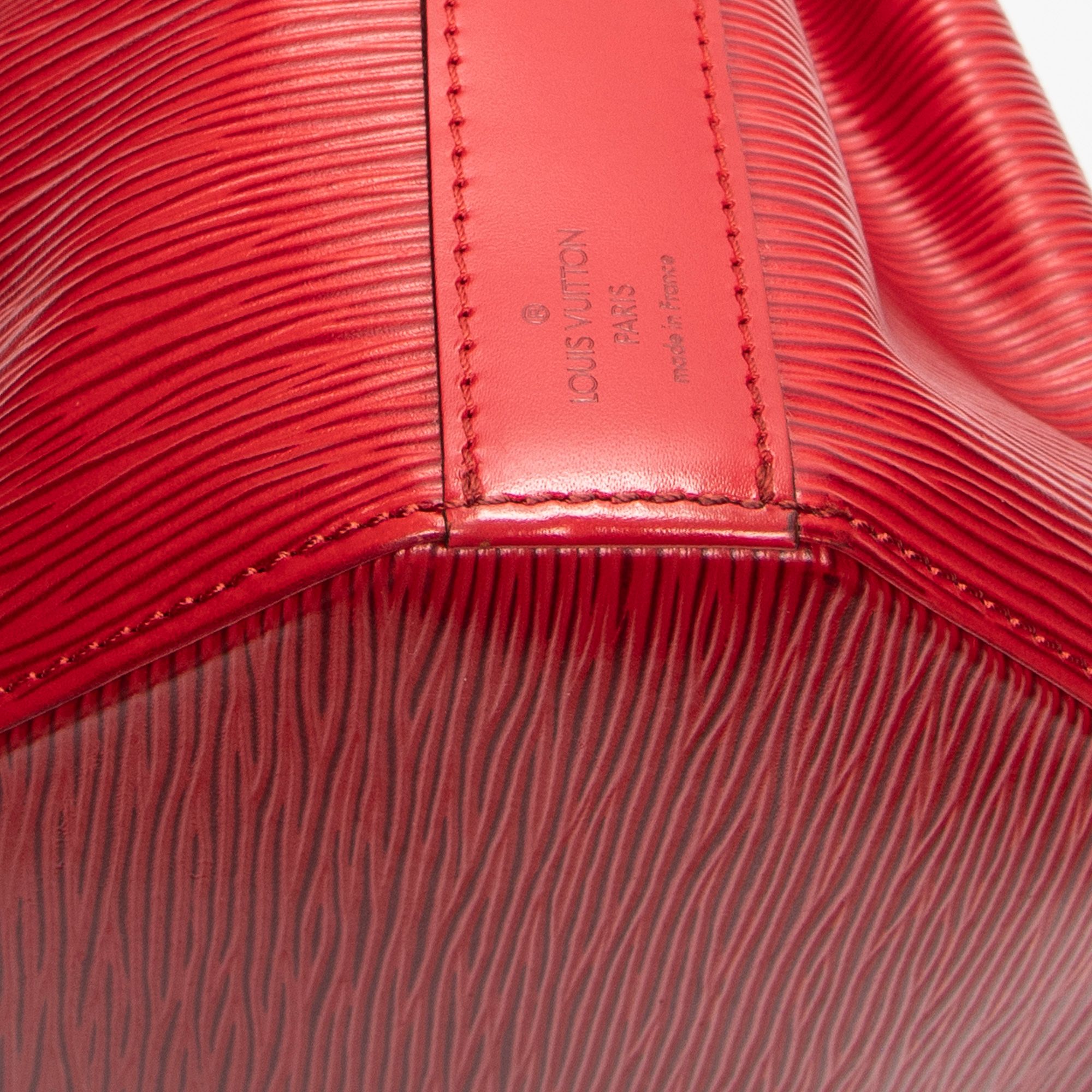 Sac D'Epaule GM Red Epi Golden Brass — view 7