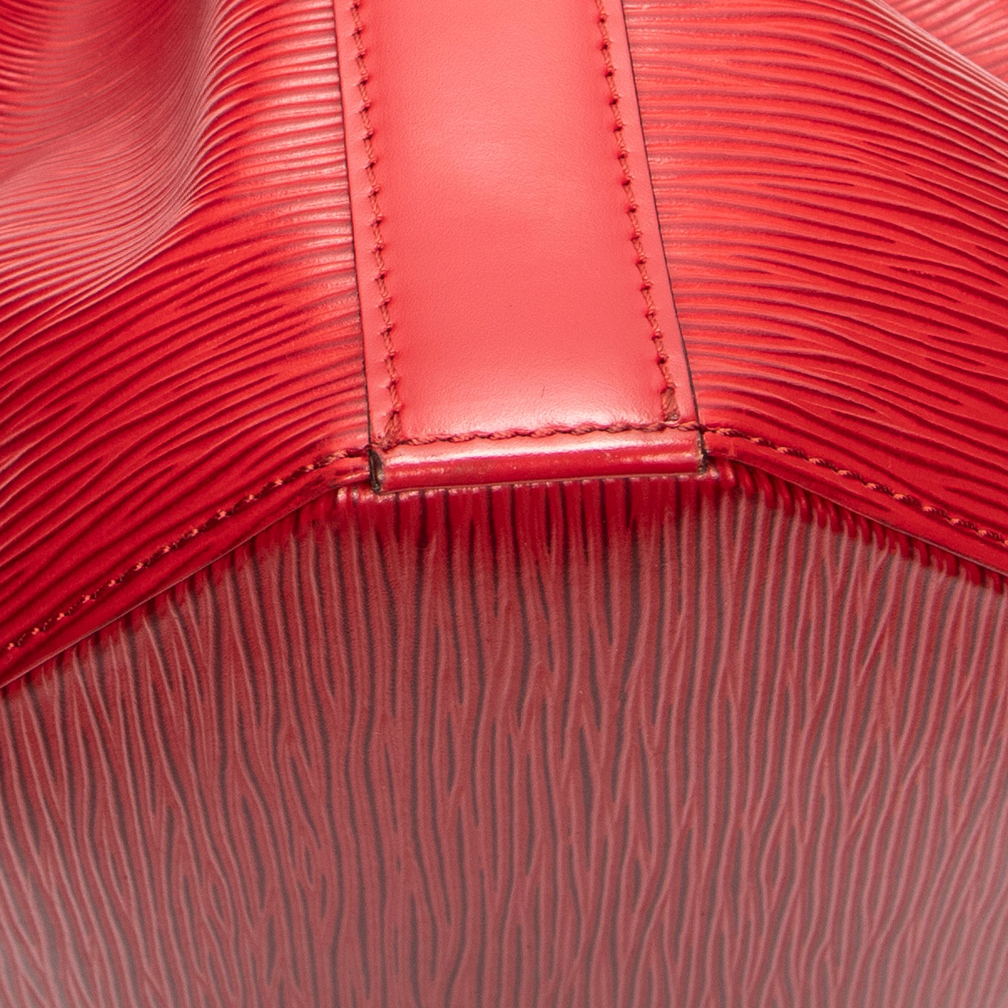 Sac D'Epaule GM Red Epi Golden Brass — view 8