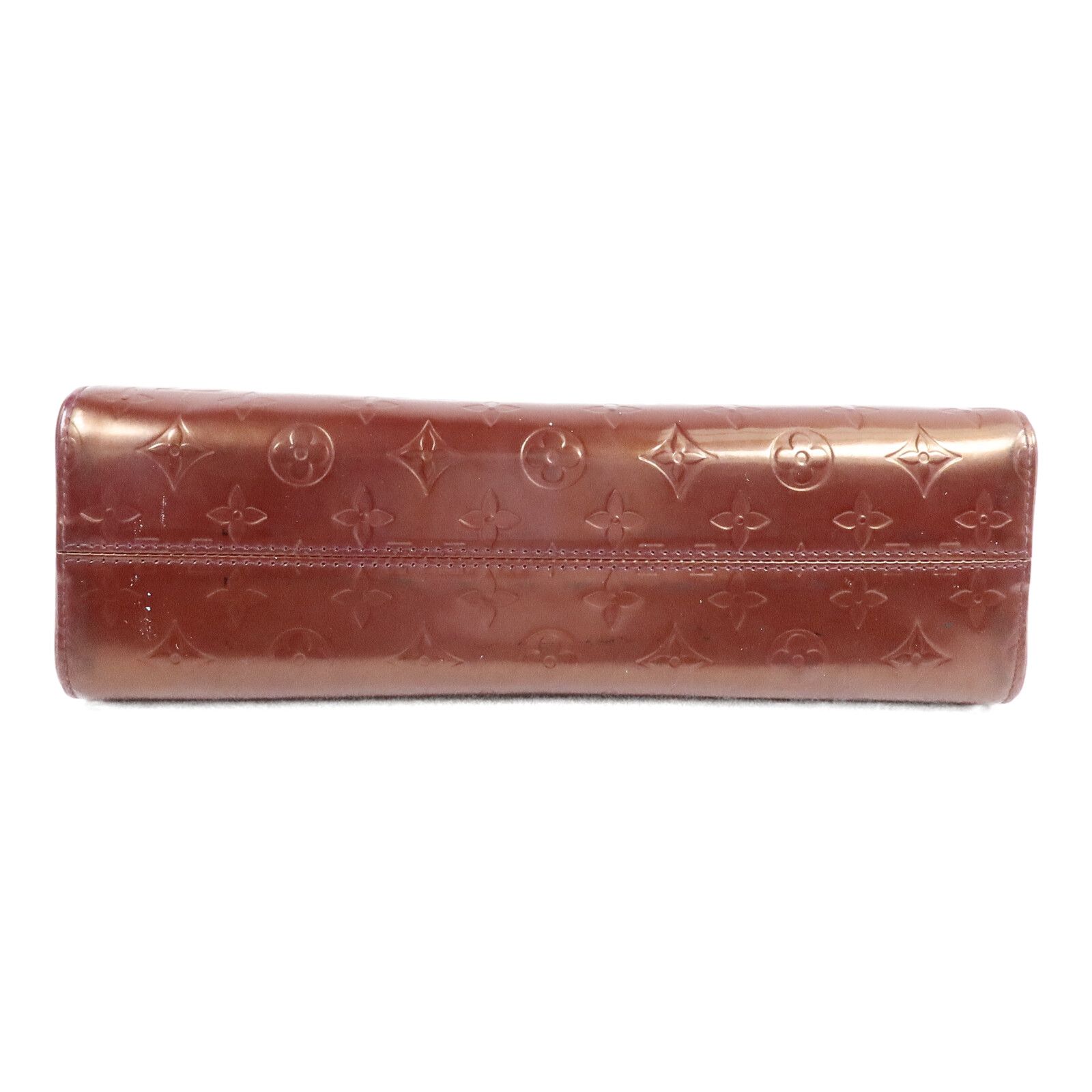 Vernis Roxbury Drive Hand-turned Shoulder Bag Brown Handbag M 93569 — view 4