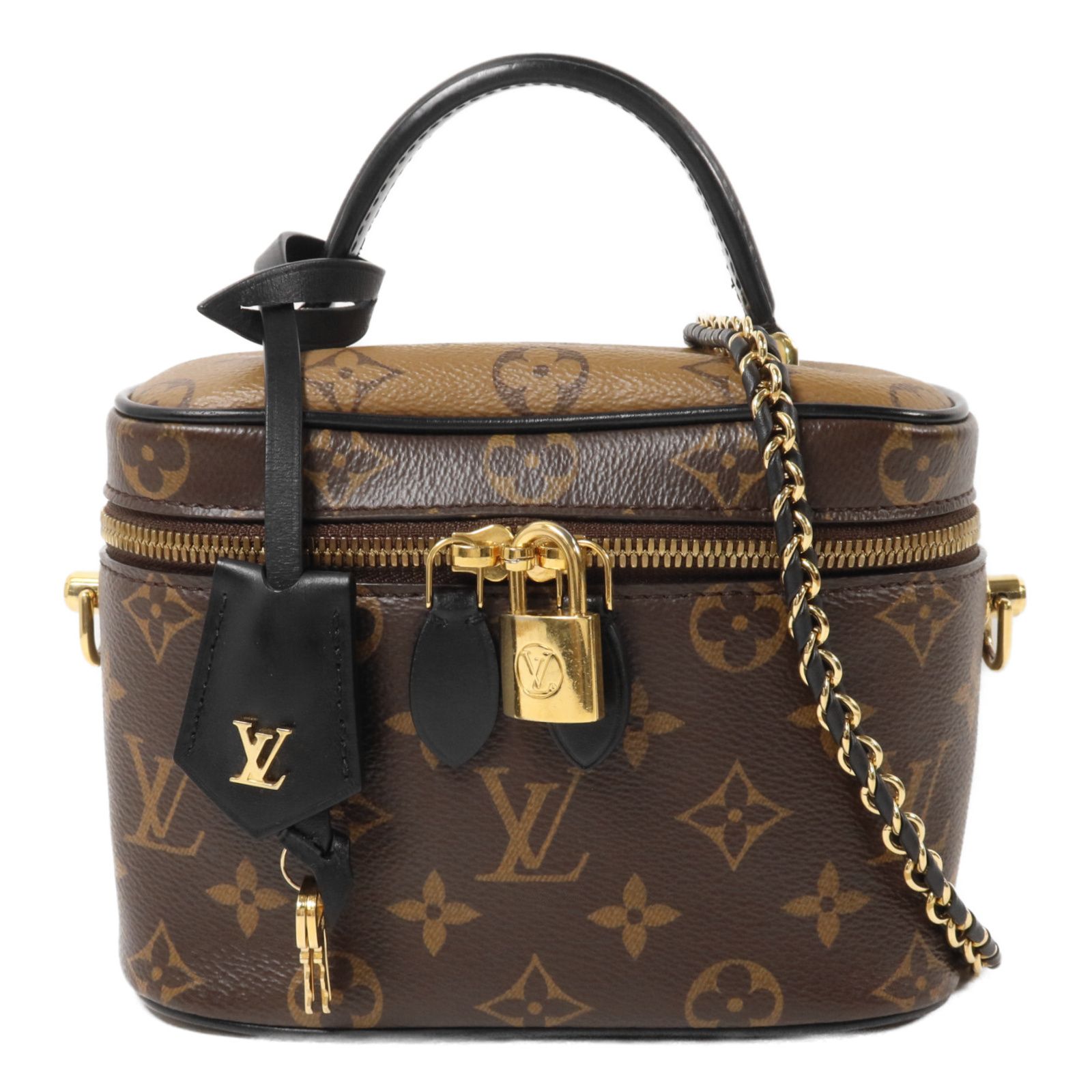 Monogram Reverse Vanity Pm Hand-turn Shoulder Bag Brown 2way Shoulder Bag M 45165