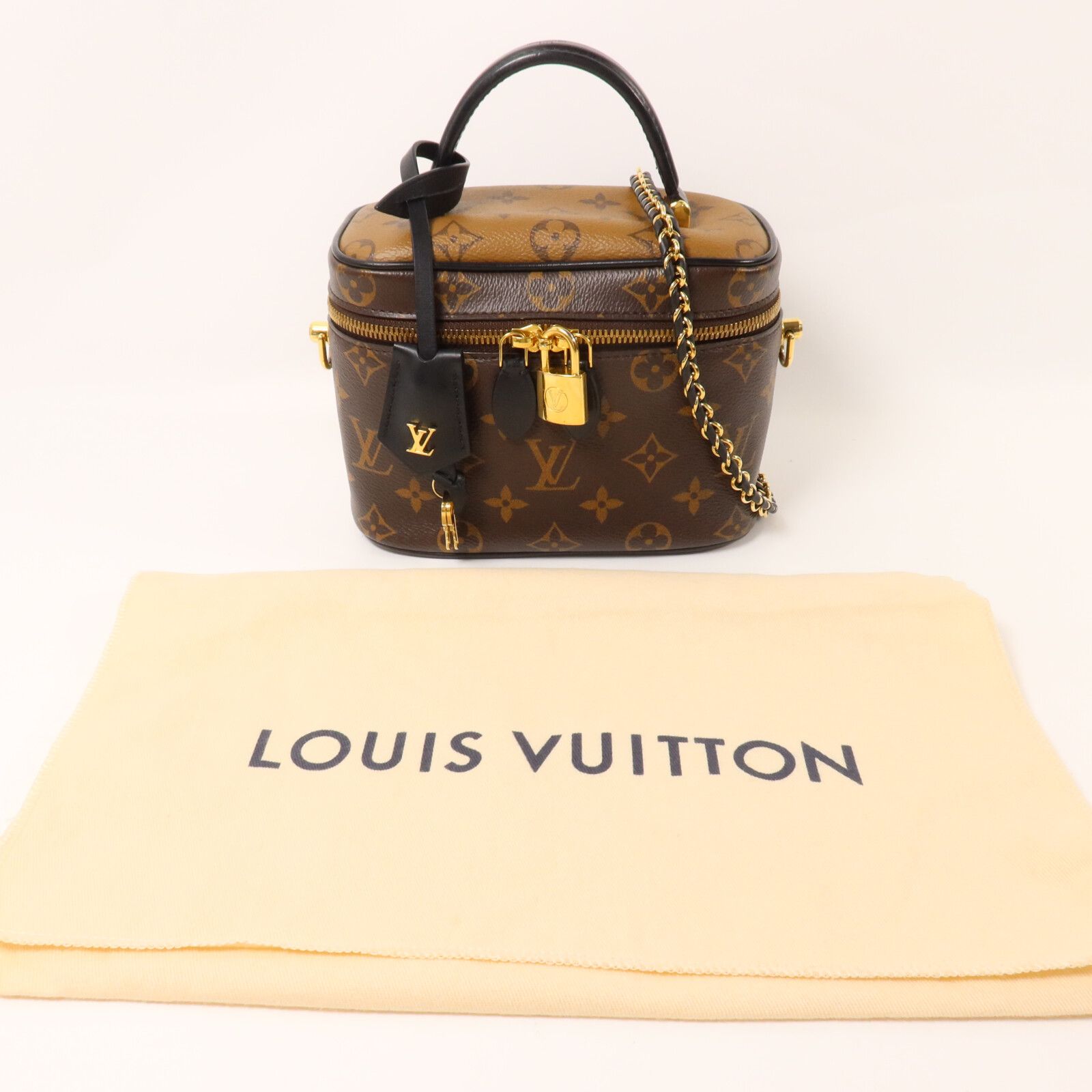 Monogram Reverse Vanity Pm Hand-turn Shoulder Bag Brown 2way Shoulder Bag M 45165 — view 8