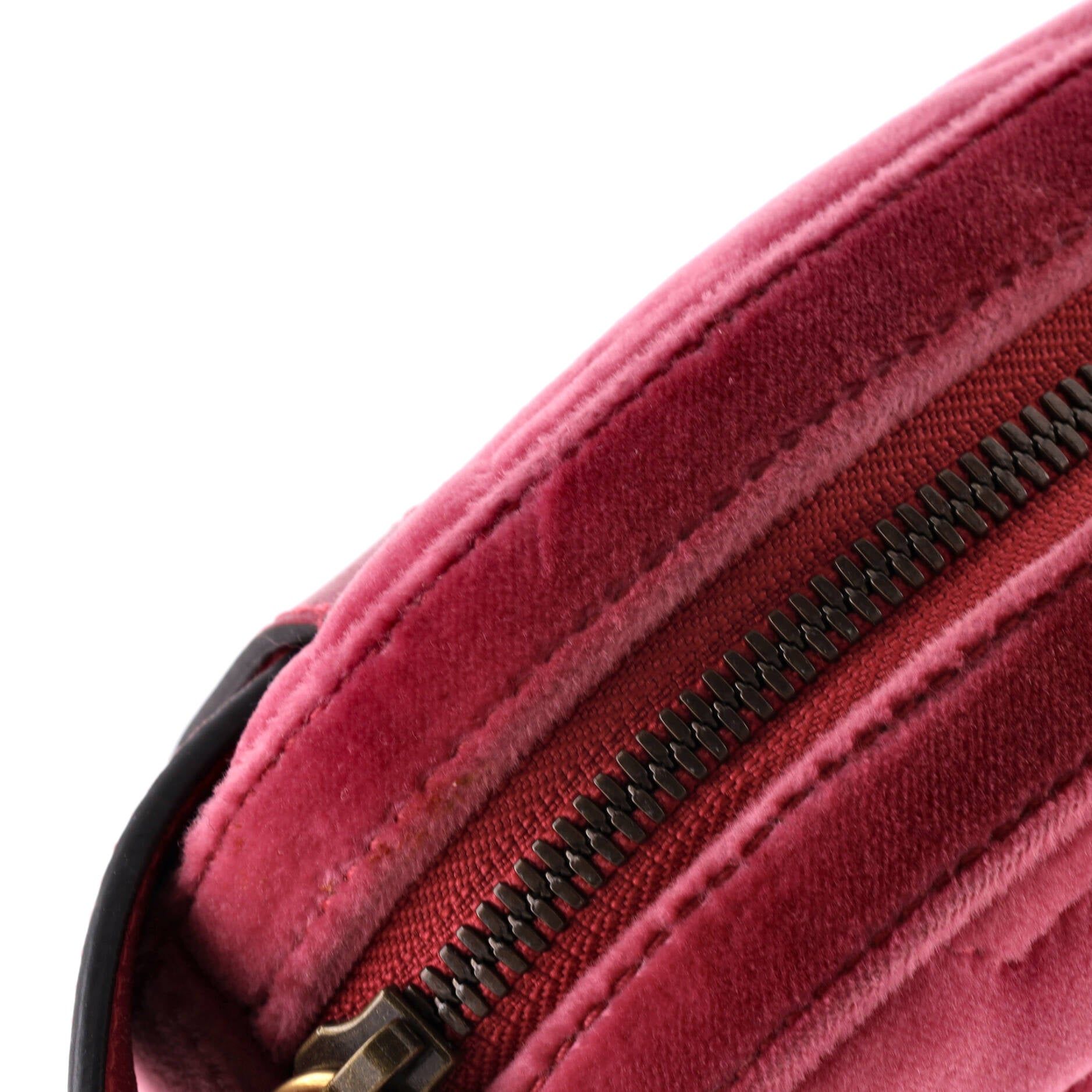 Gg Marmont Belt Bag Matelasse Velvet — view 6