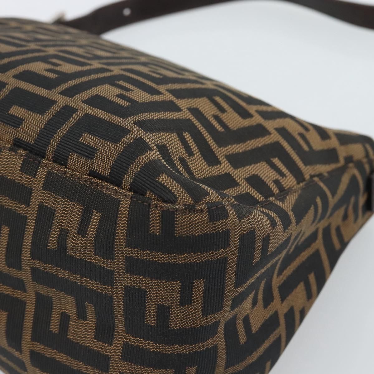 Mama Baguette Shoulder Bag Black Brown Auth, Black — view 15