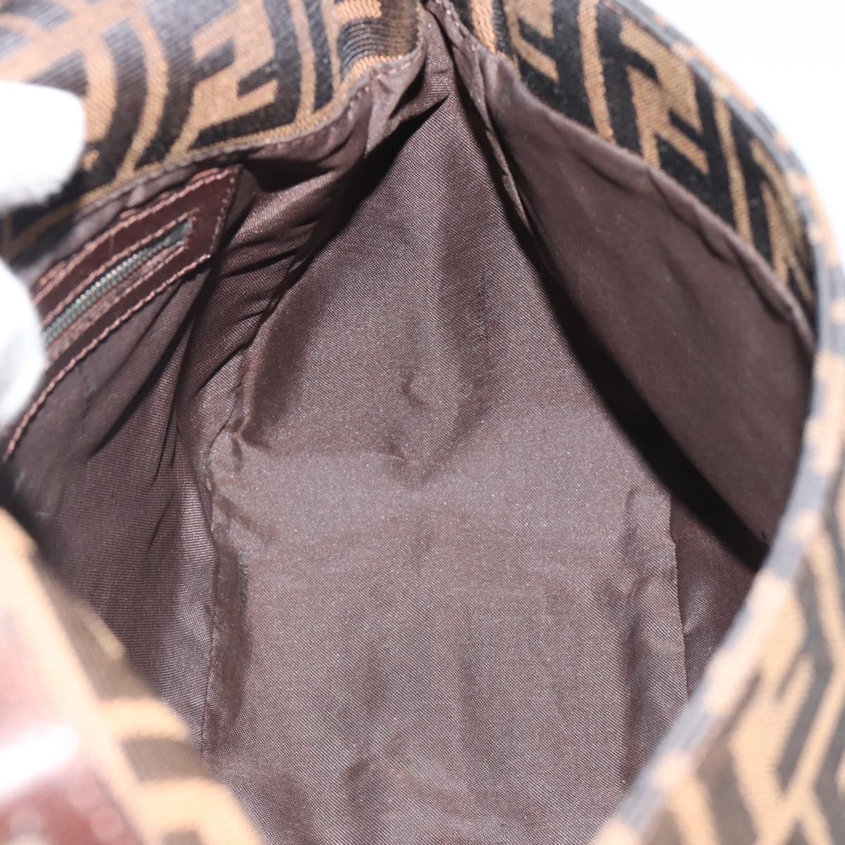 Mama Baguette Shoulder Bag Black Brown Auth, Black — view 18