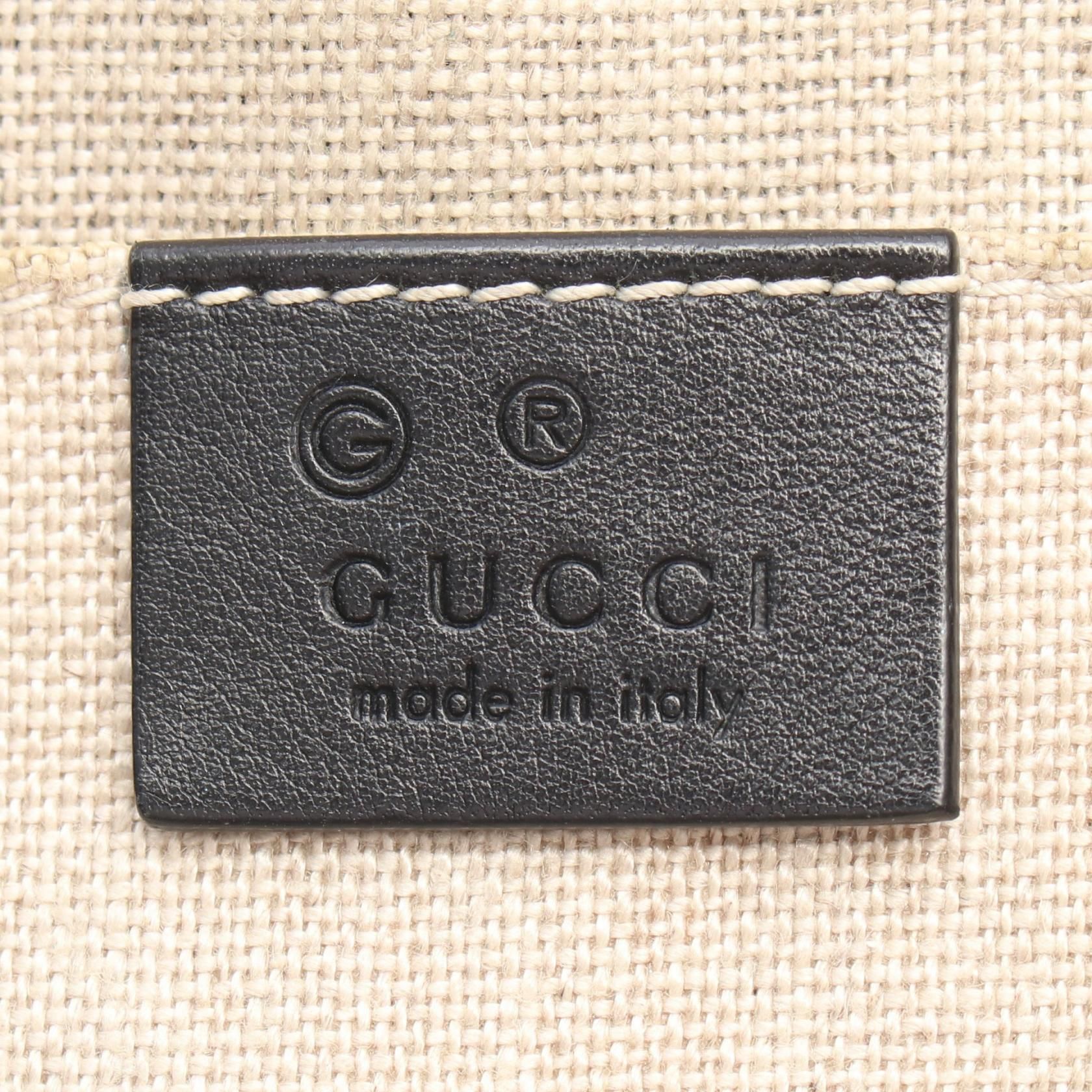 Microguccissima Dome Bag Mini Black Leather — view 4