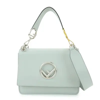 Vitello Century Opaco F is Fendi Kan I Shoulder Bag Gray