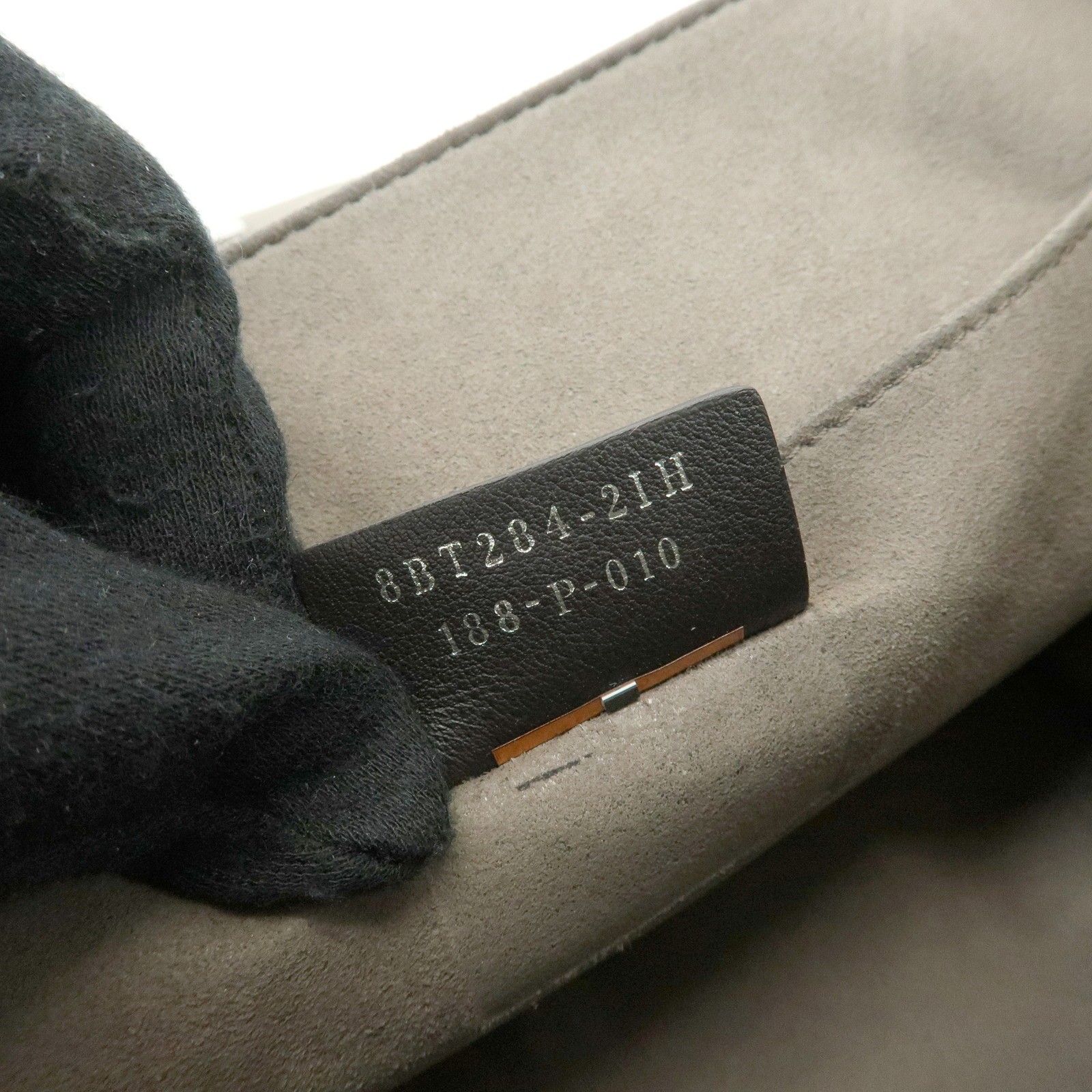 Vitello Century Opaco F is Fendi Kan I Shoulder Bag Gray — view 22