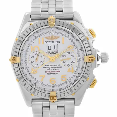 Crosswind 44mm Limited Steel White Dial Automatic Watch B44356
