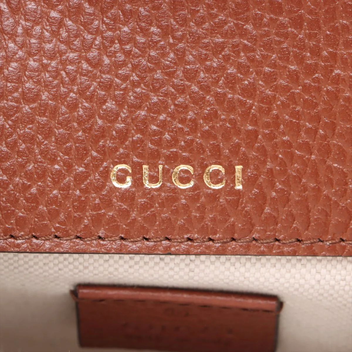 New Denim GG Monogram Dollar Calfskin Web Mini Horsebit 1955 Shoulder Bag — view 7