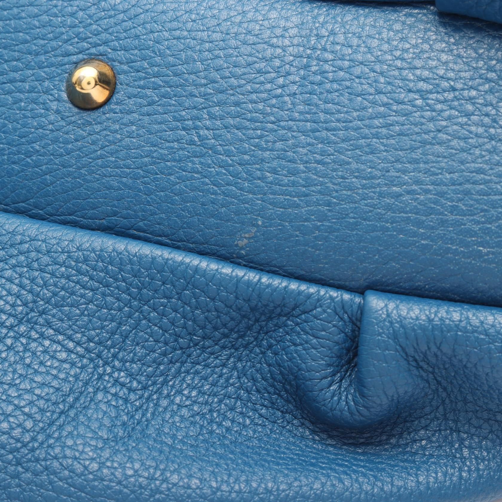Leather Drawstring Pouch w/Pouch — view 5