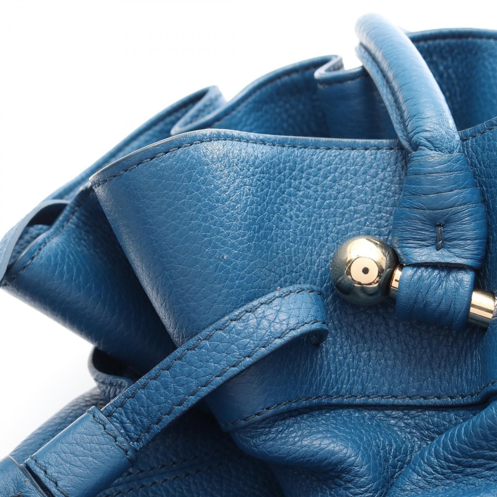 Leather Drawstring Pouch w/Pouch — view 7