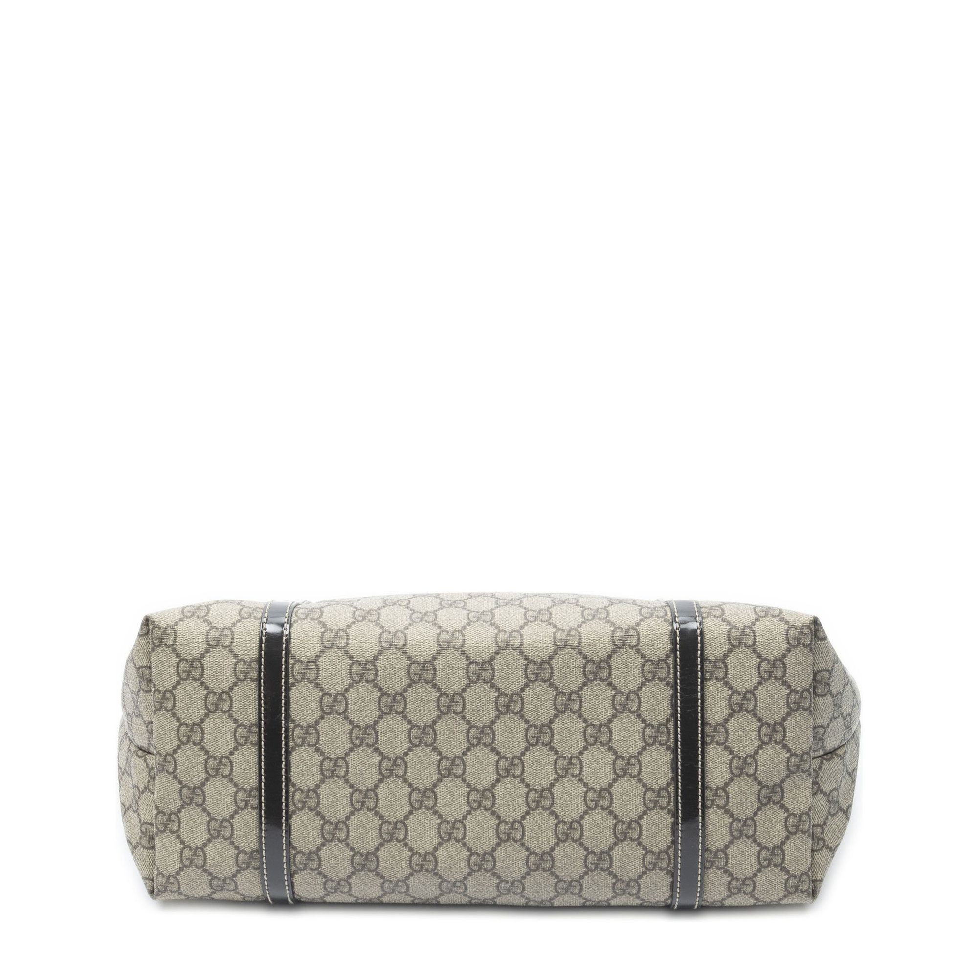 Medium Joy Tote Beige/Brown Supreme Coated Canvas Gold — view 6