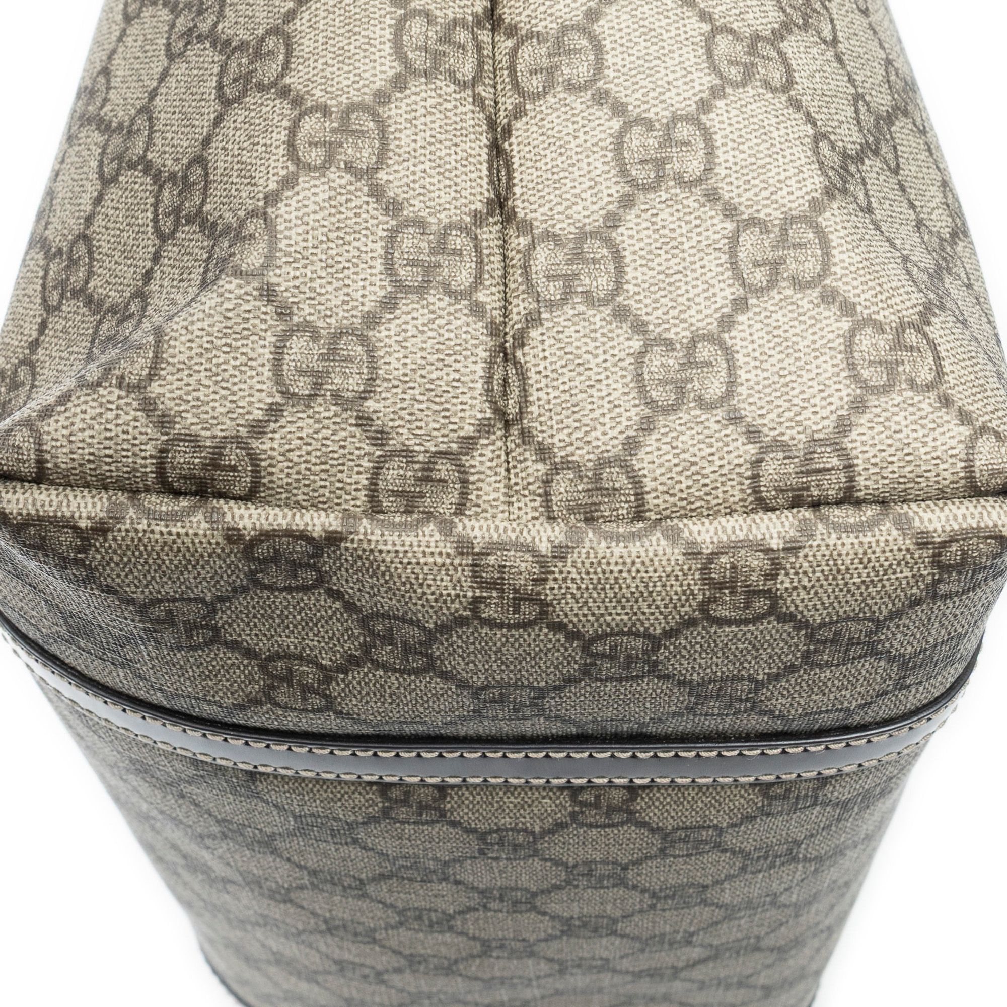Medium Joy Tote Beige/Brown Supreme Coated Canvas Gold — view 7