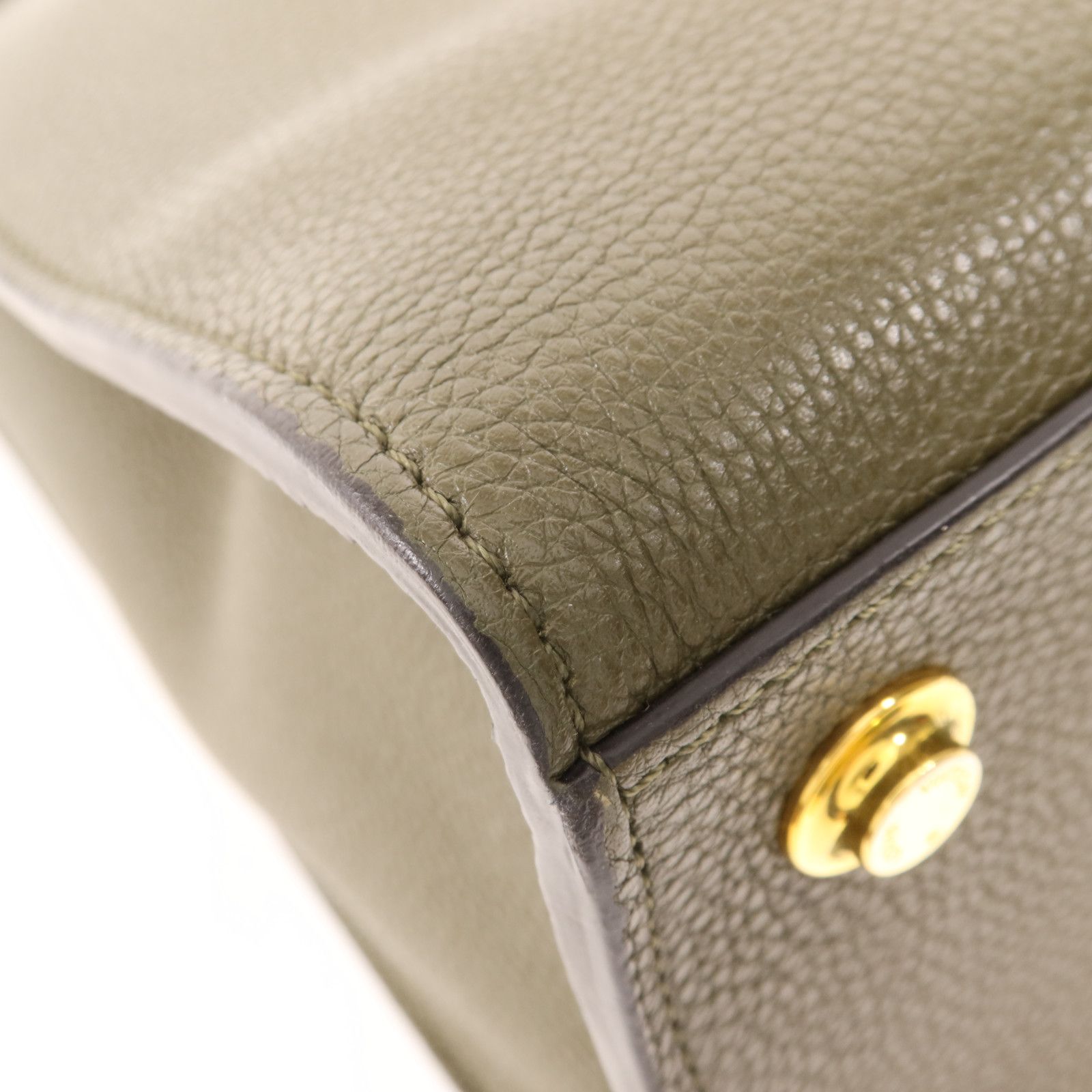 Leather City Steamer Mm Hand-handed Shoulder And Back Bag Green Black Bl, Green — view 10