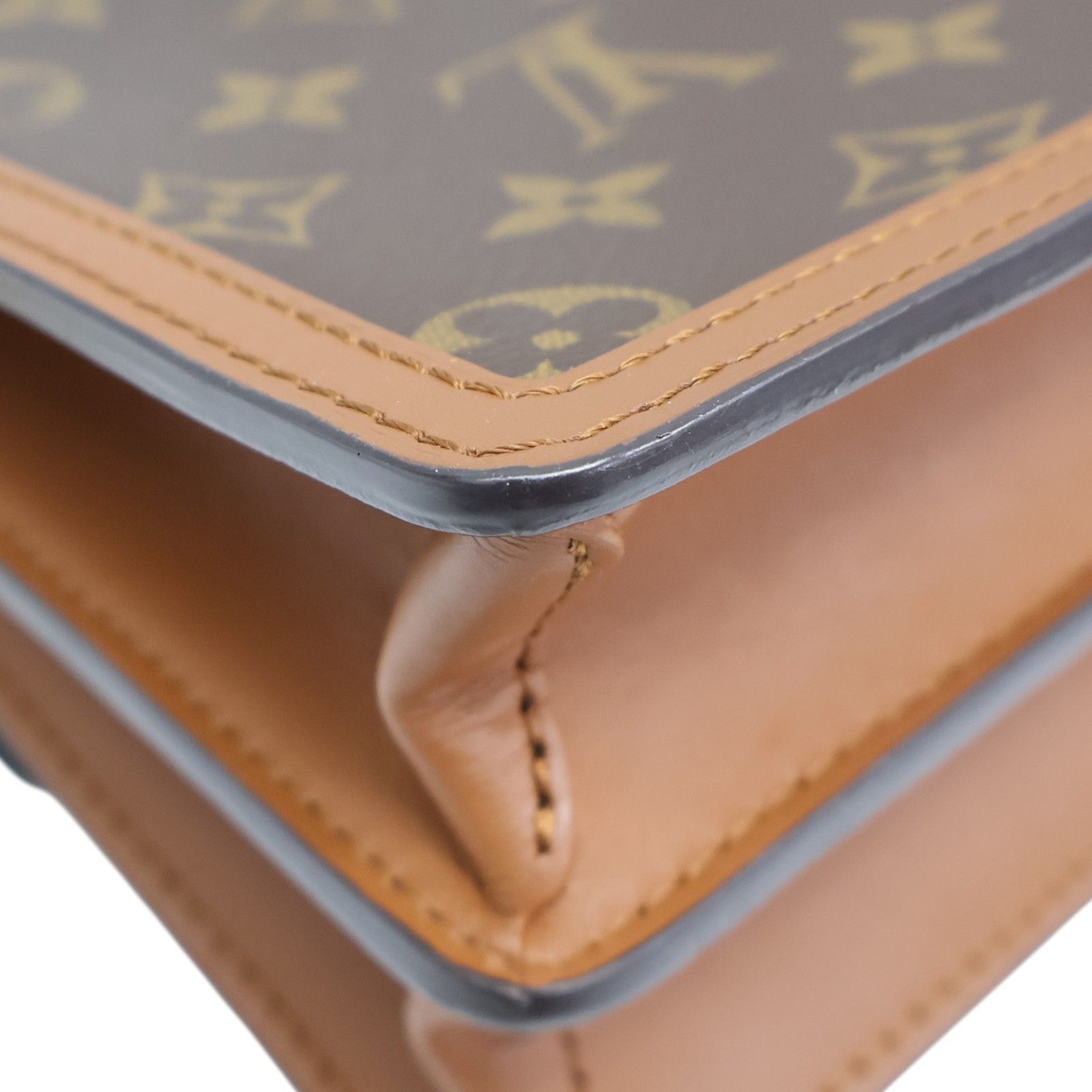 Dauphine Mini Shoulder Bag Monogram Reverse Brown M 45959 — view 12