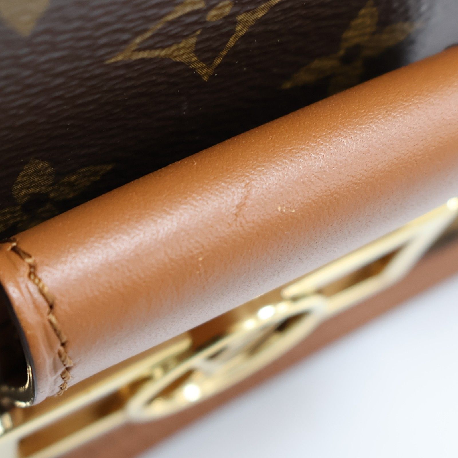 Dauphine Mini Shoulder Bag Monogram Reverse Brown M 45959 — view 17