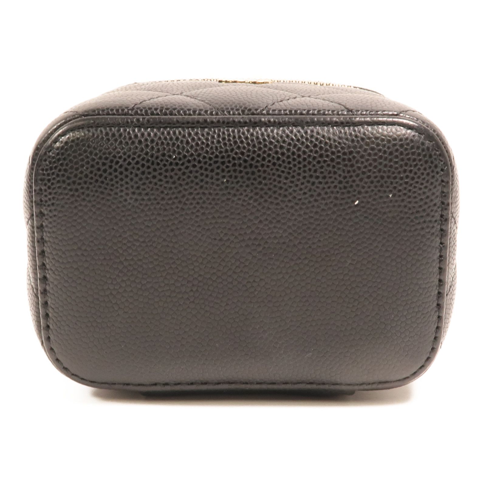 Black Caviar Vanity Case with Chain — view 4