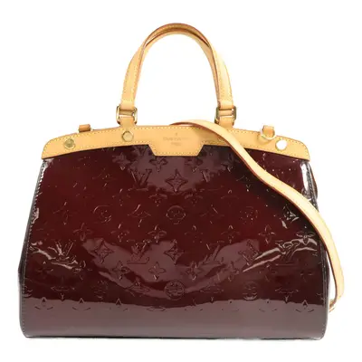 Vernis Brea Mm Hand-ground Shoulder Bag Red Burgendy 2way Shoulder Bag M 91690