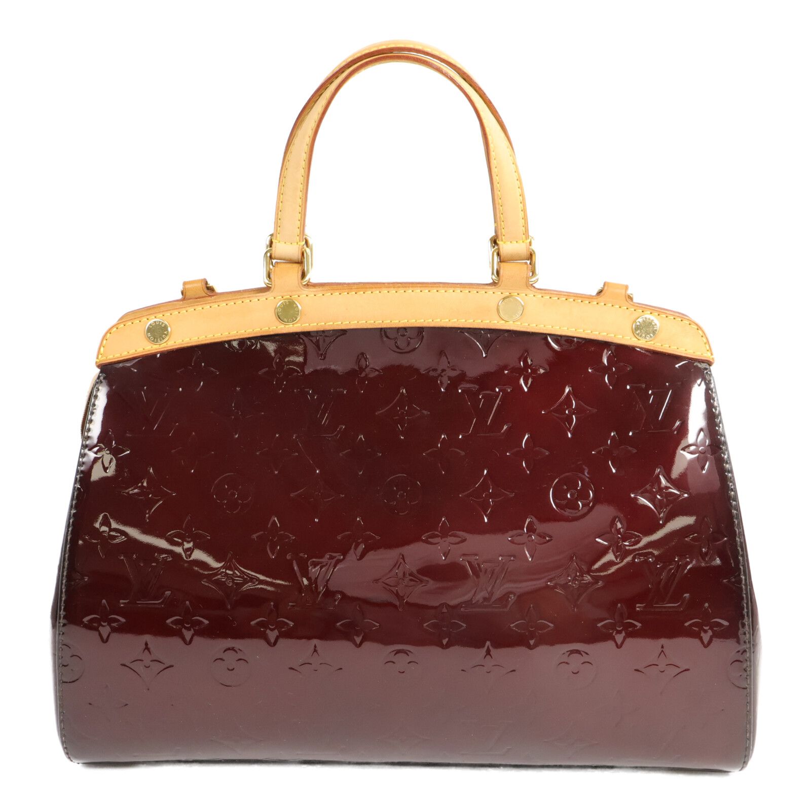 Vernis Brea Mm Hand-ground Shoulder Bag Red Burgendy 2way Shoulder Bag M 91690 — view 2