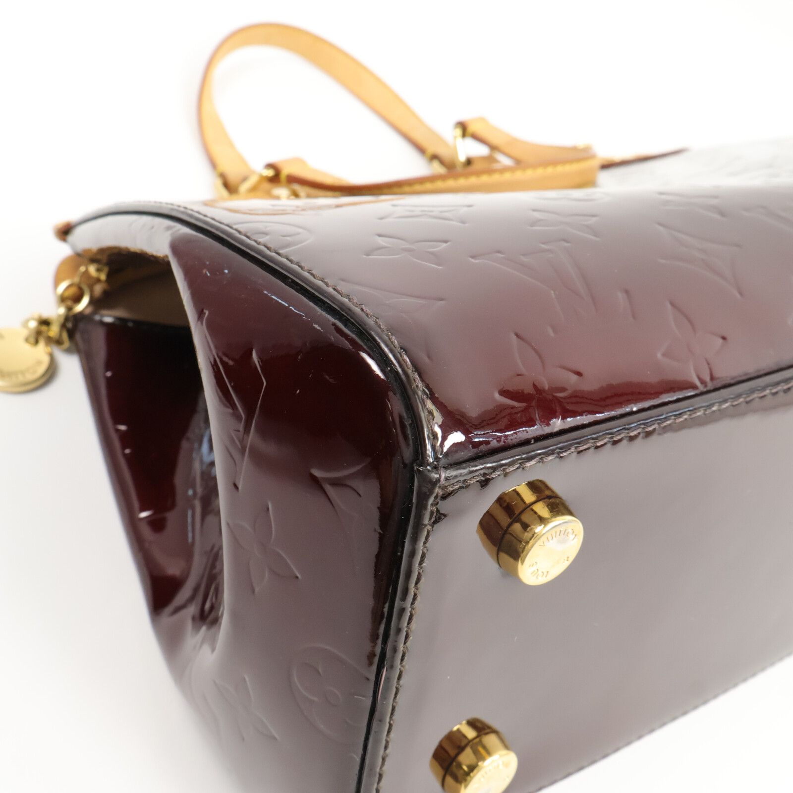 Vernis Brea Mm Hand-ground Shoulder Bag Red Burgendy 2way Shoulder Bag M 91690 — view 10