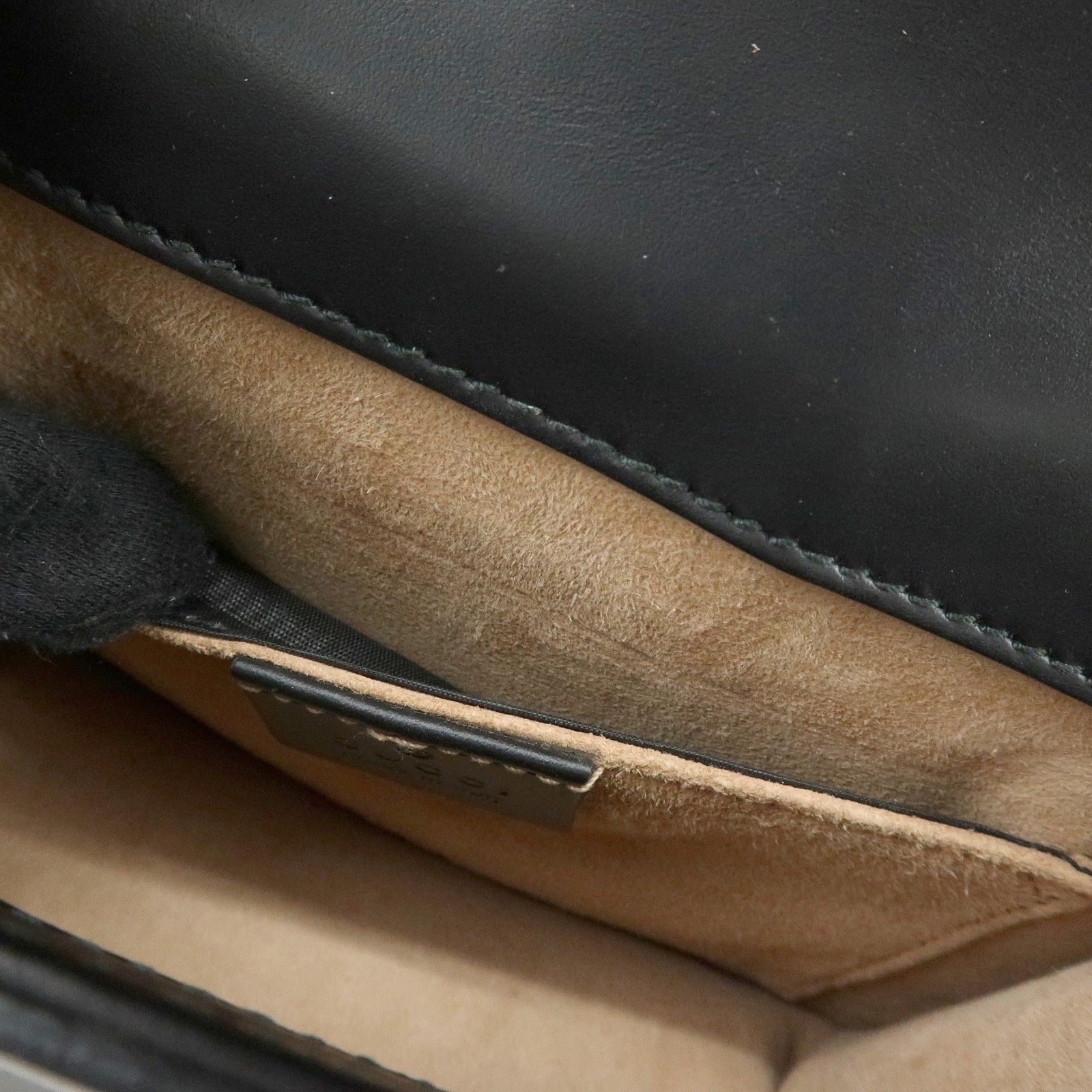 Calfskin Mini Sylvie Shoulder Bag Black — view 23