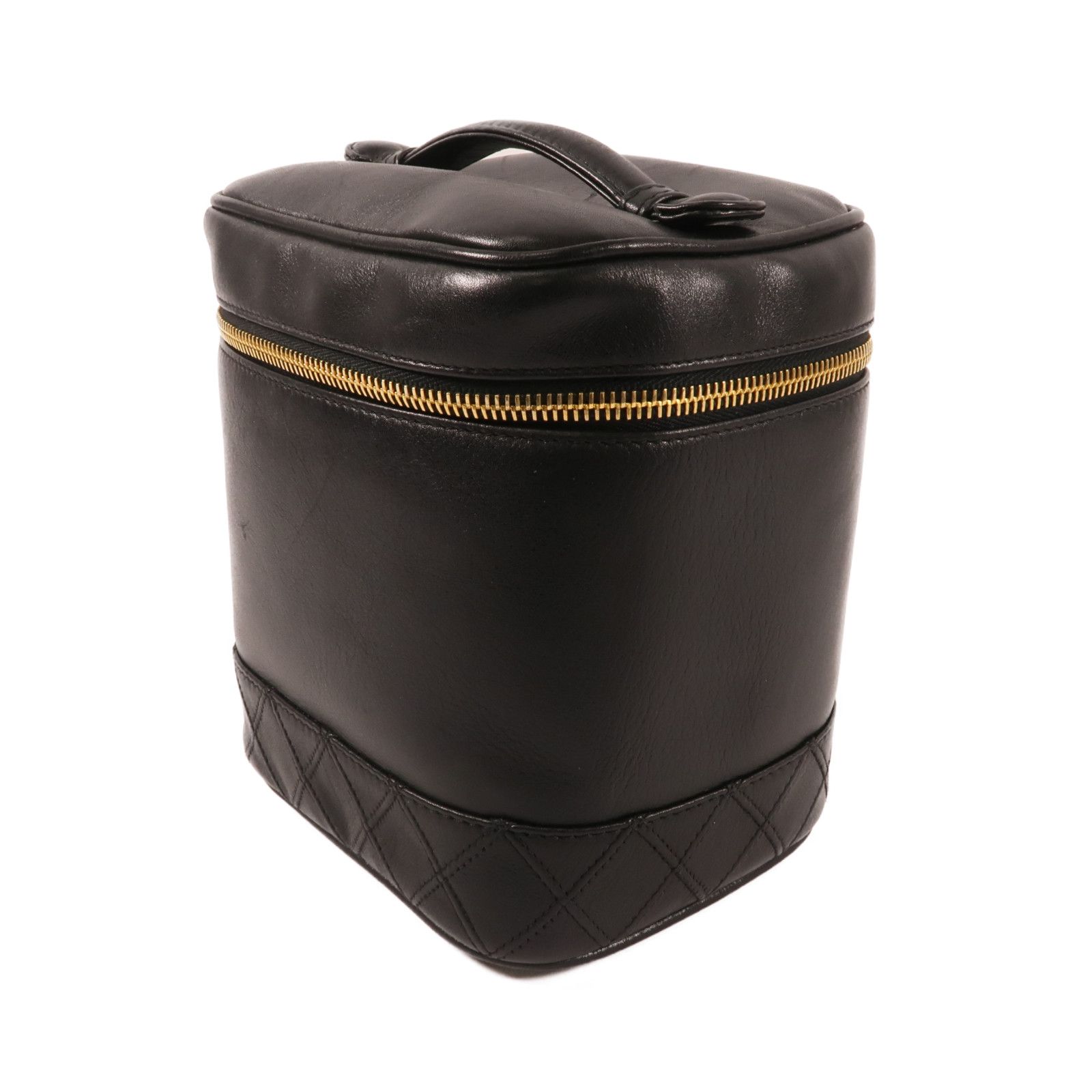 Vintage Vertical Vanity Case, Black — view 3