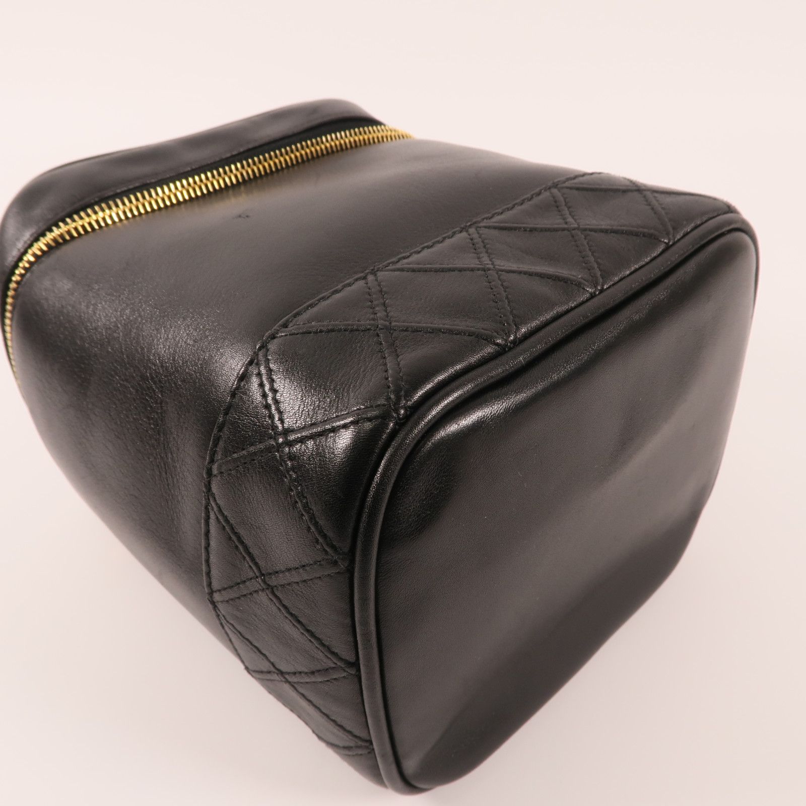 Vintage Vertical Vanity Case, Black — view 6