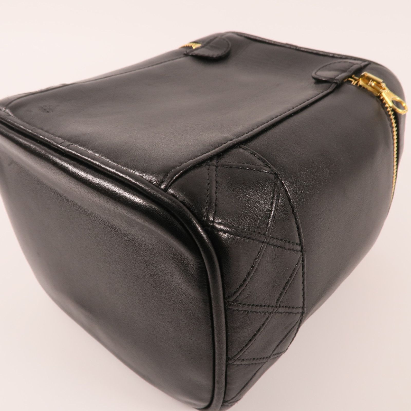 Vintage Vertical Vanity Case, Black — view 7