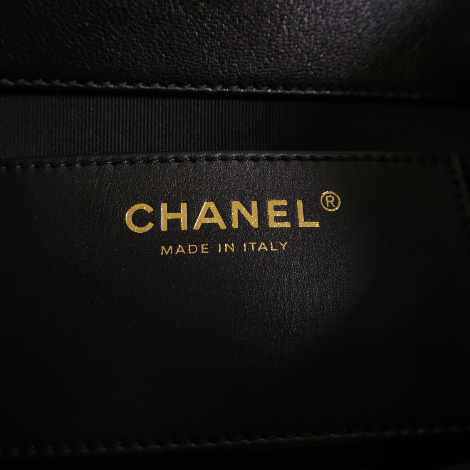 Shiny Lambskin Quilted Double Pocket Backpack 25C — view 6