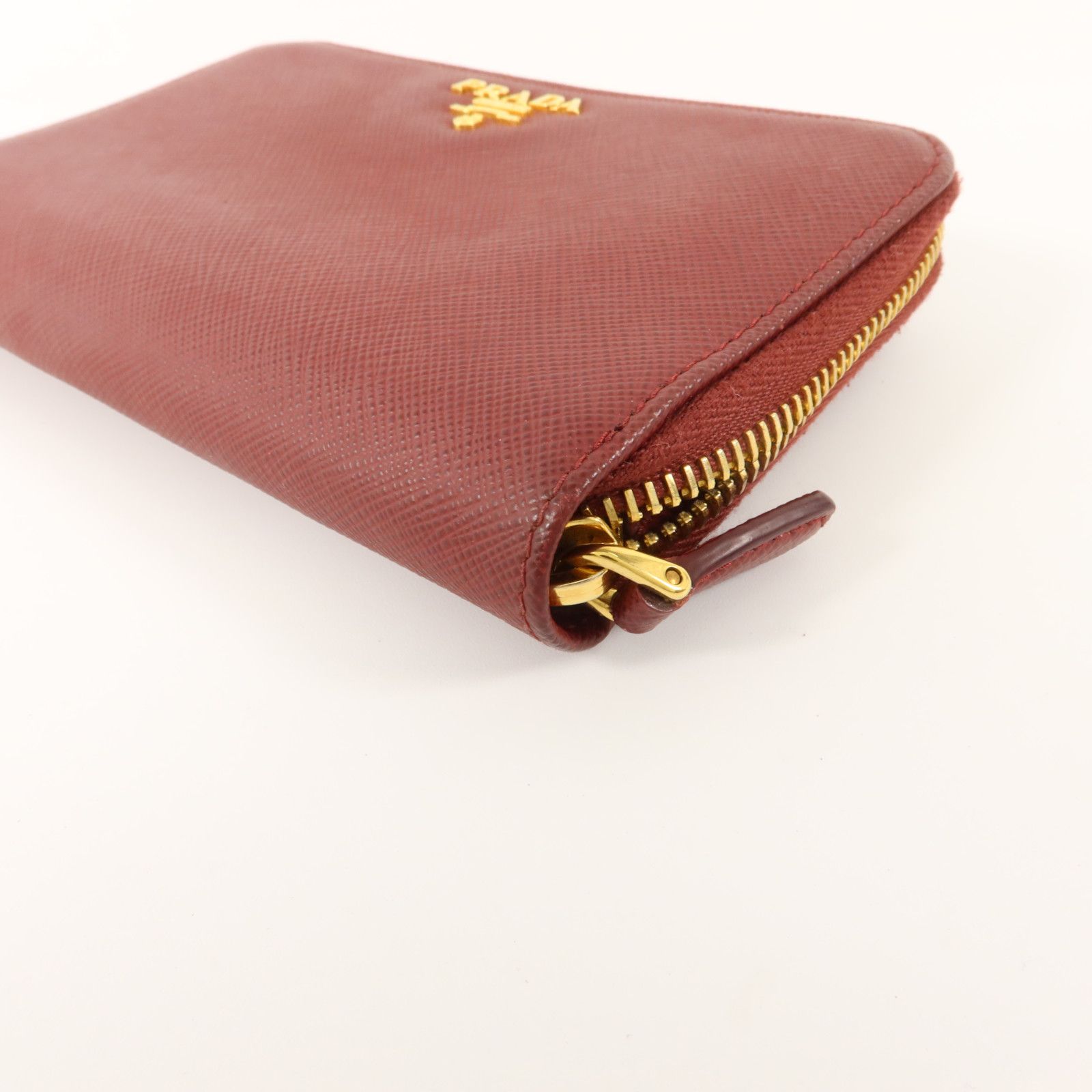 Saffiano Metal Zip Around Wallet — view 11